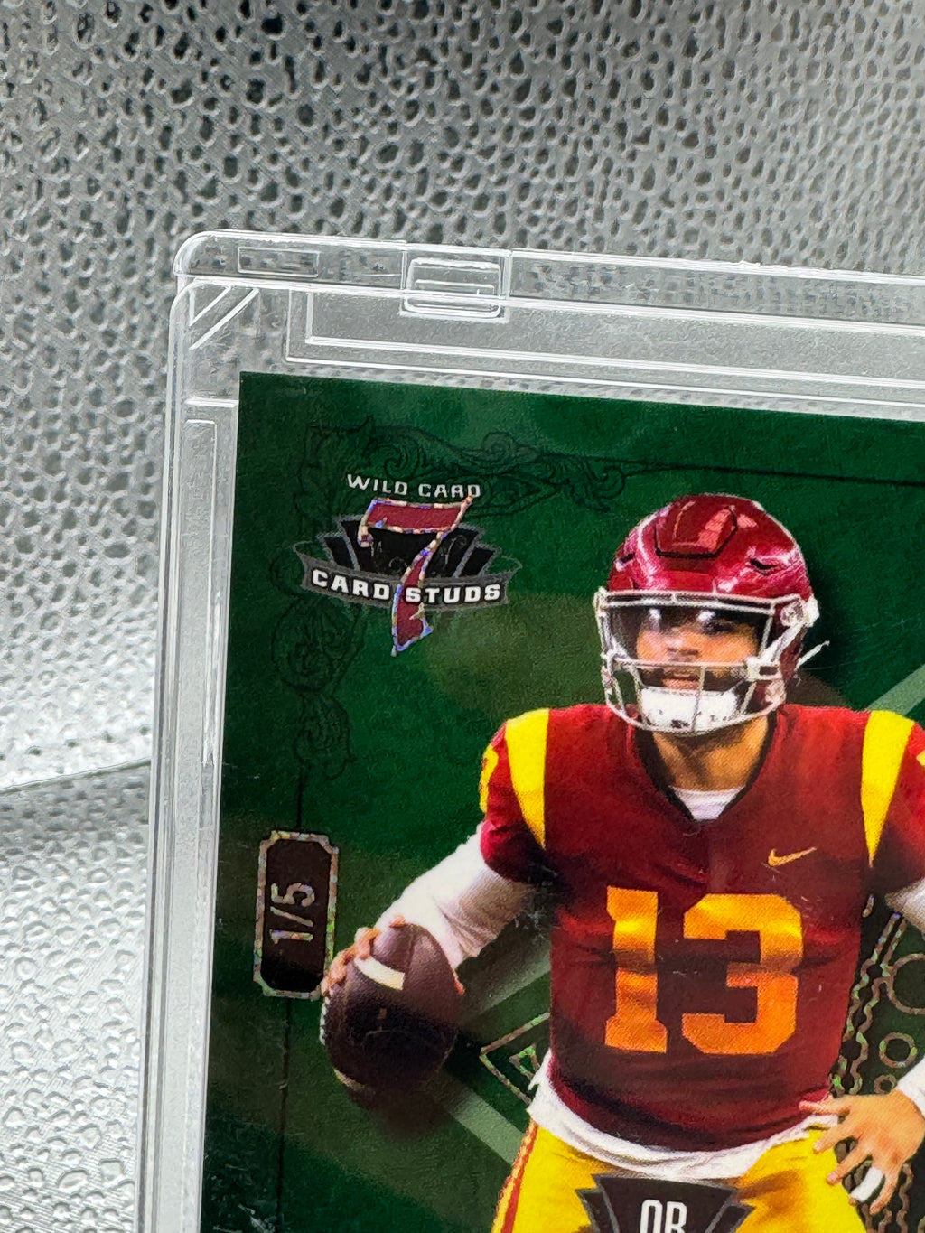 2023 Wild Card Card Studs Caleb Williams #7CDR-9 1/5