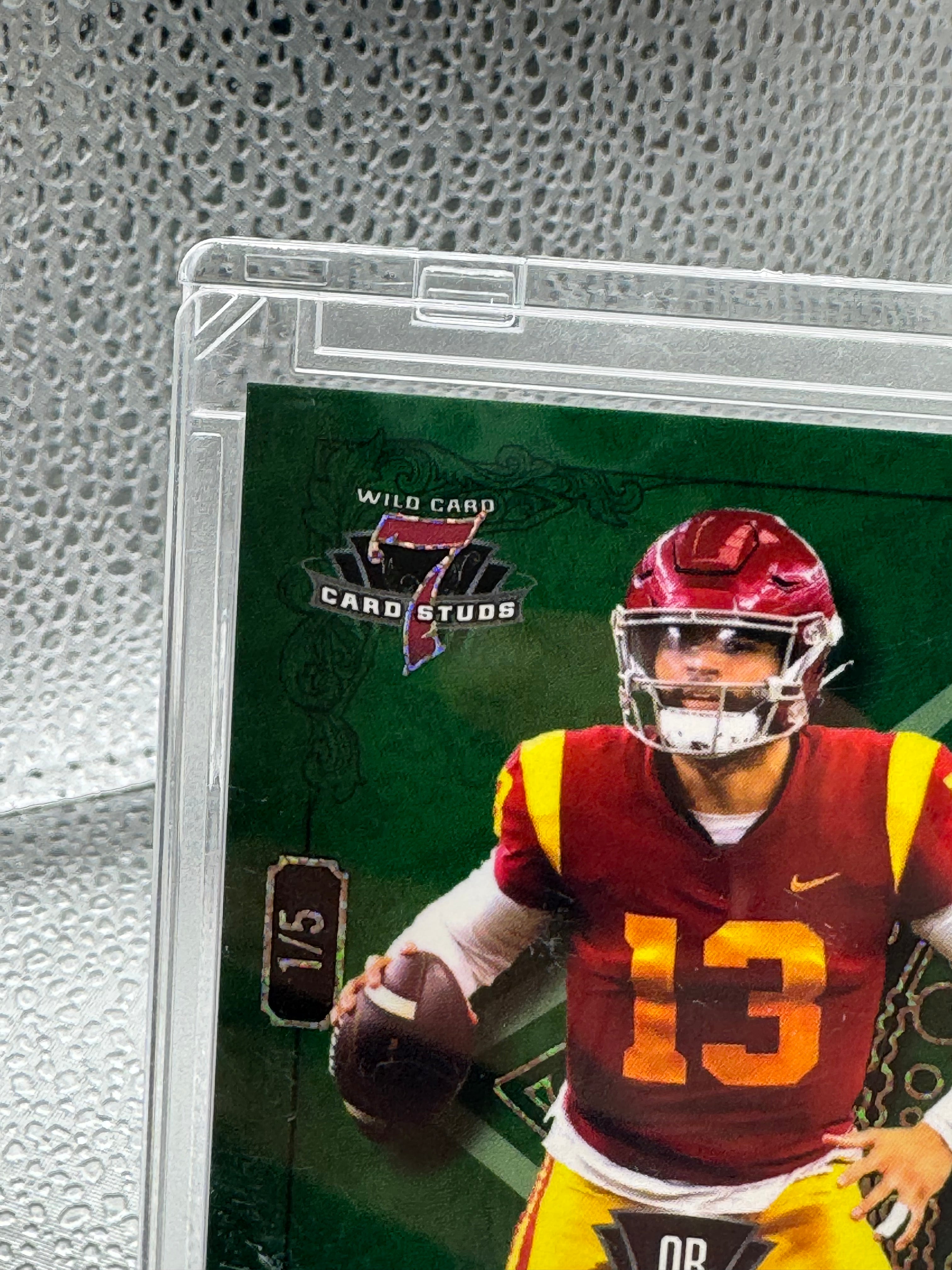 2023 Wild Card Card Studs Caleb Williams #7CDR-9 1/5