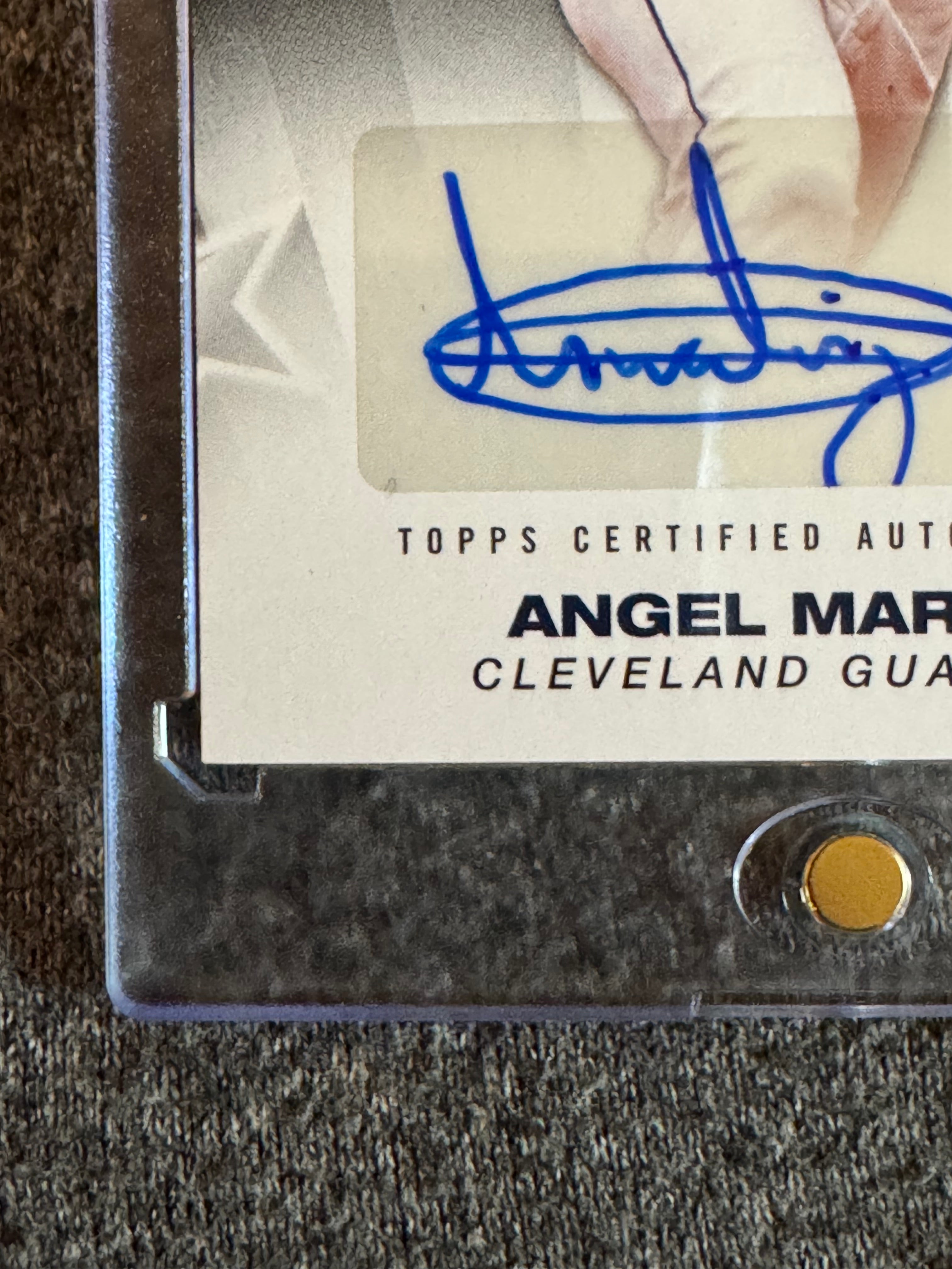 2025 Topps Baseball Baseball Stars Autographs Angel Martínez #BSA-AM RC 10/10