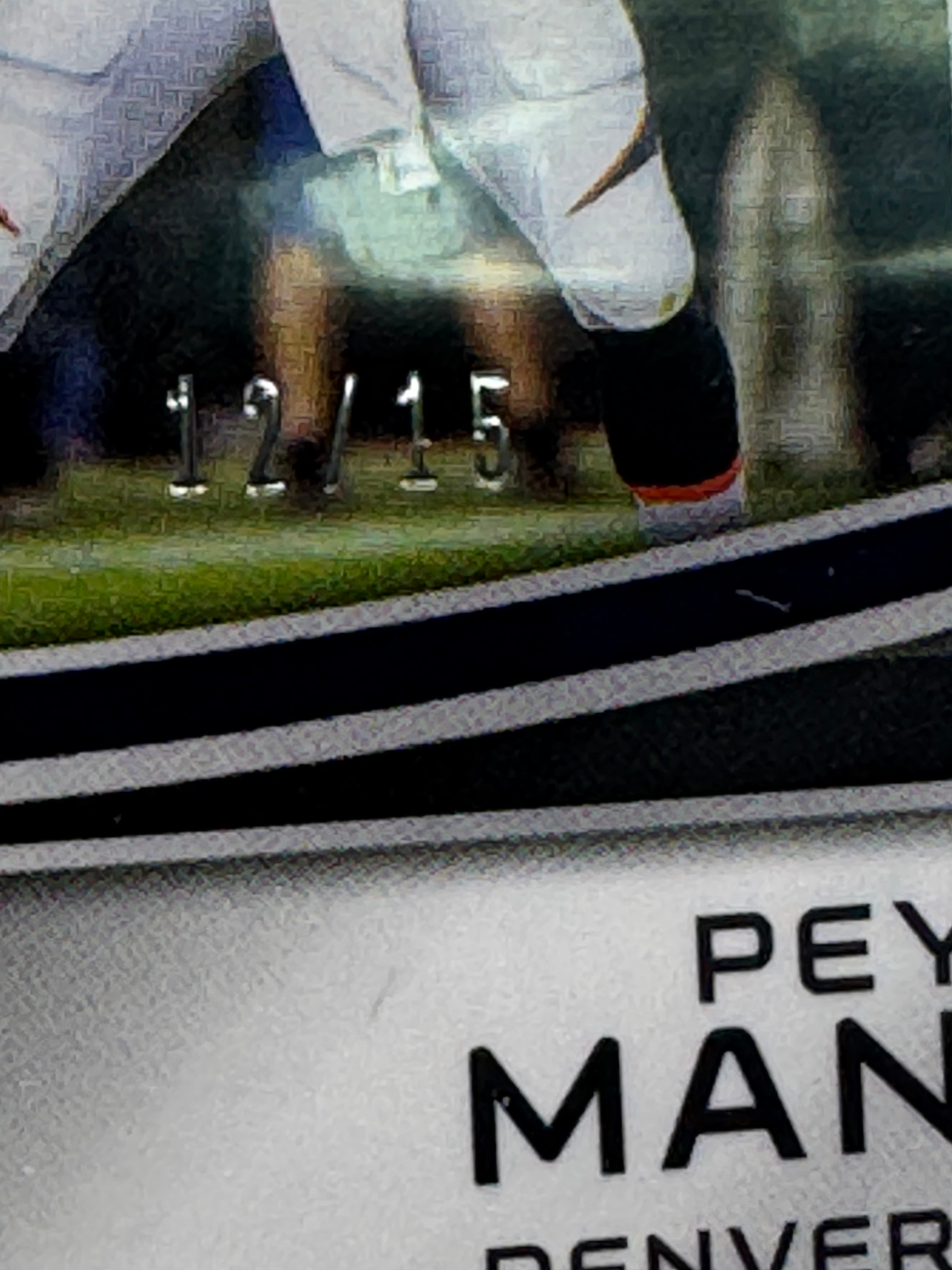 2022 Panini Spectra Championship Gear Peyton Manning #CG-PMA 12/15 Patch