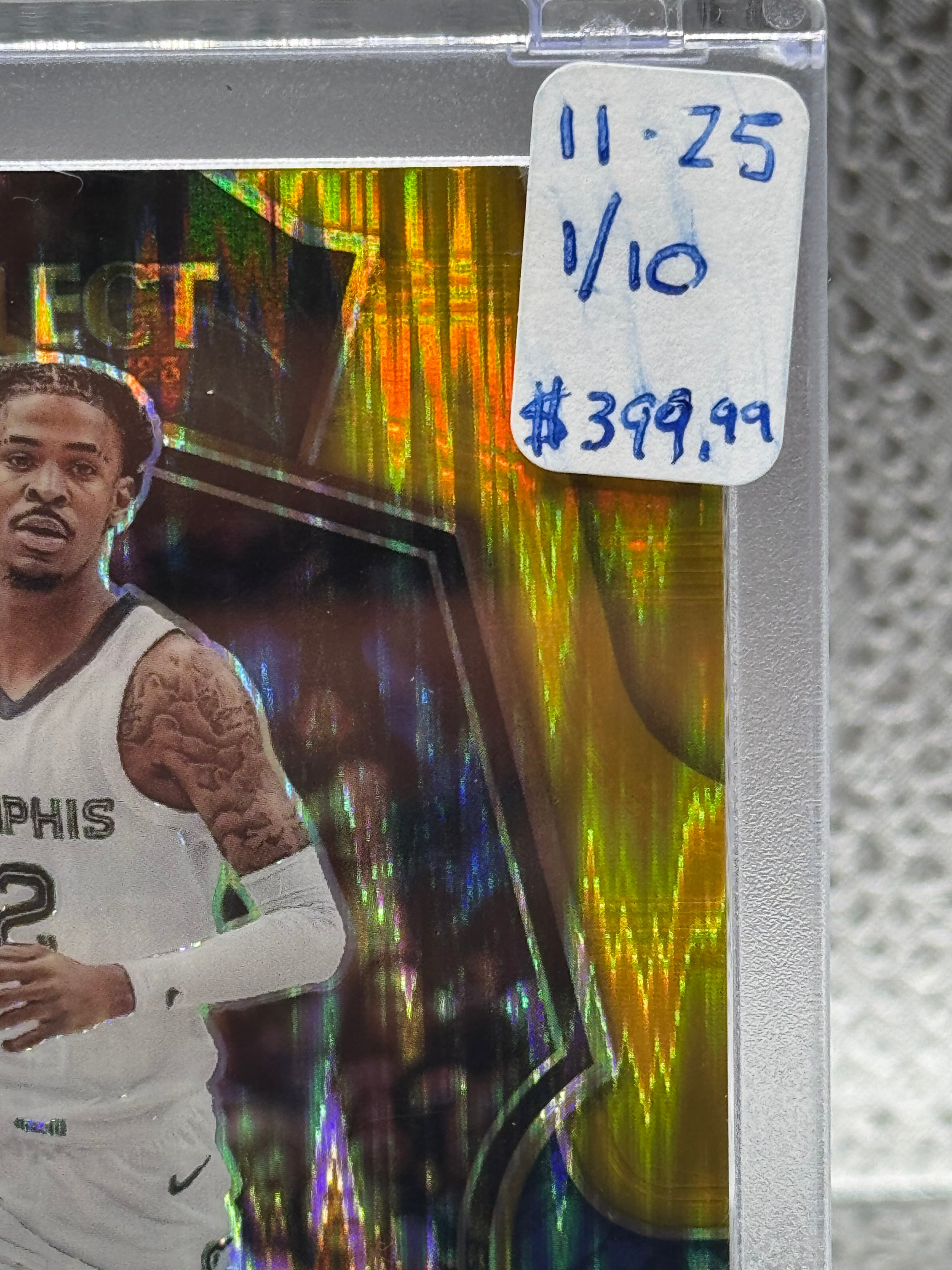2023 2022-23 Panini Select Ja Morant #158 Prizm 01/10
