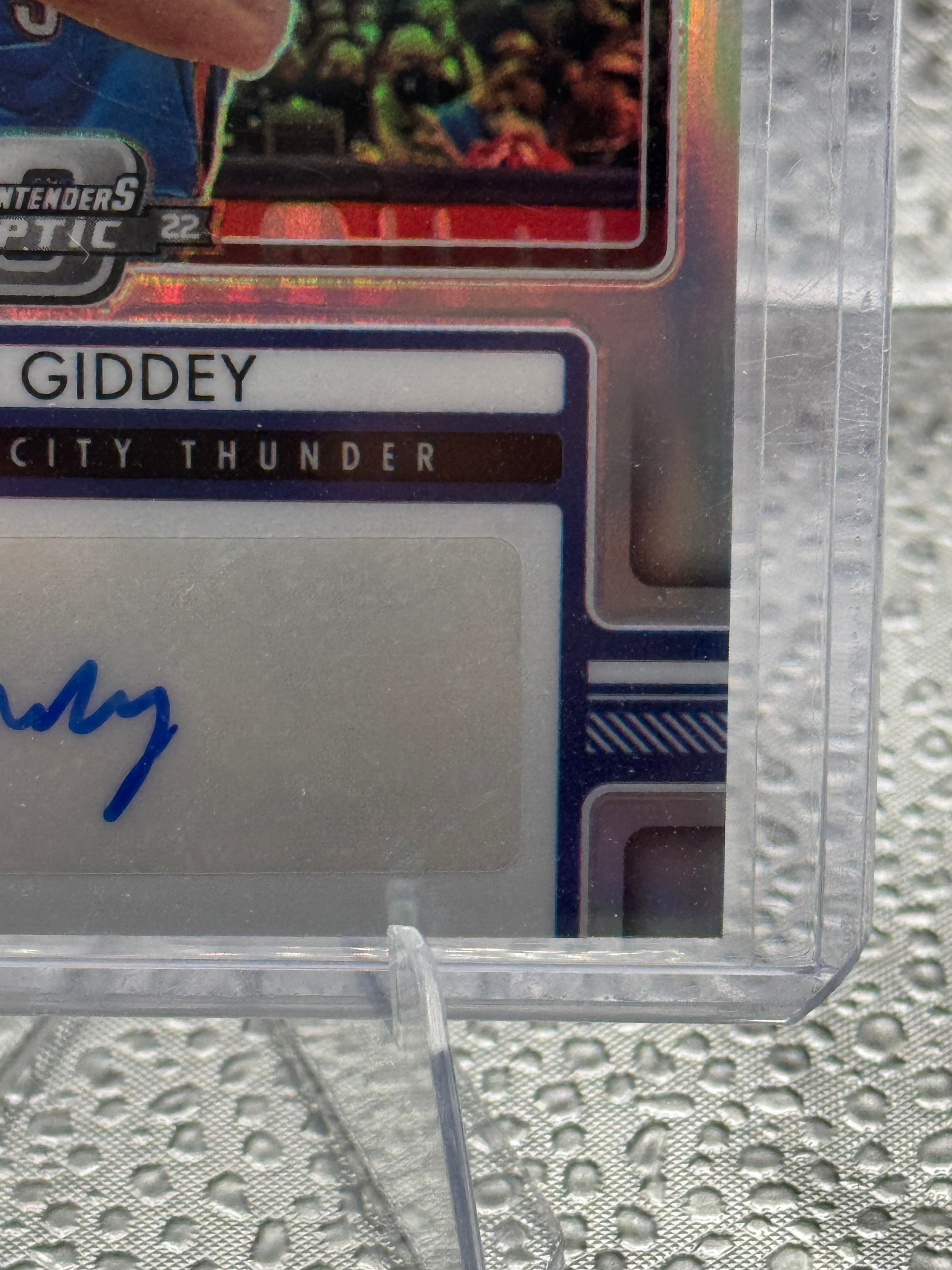 2022 2021-22 Panini Contenders Optic Up Josh Giddey #UCA-JGI Prizm 52/99 RC