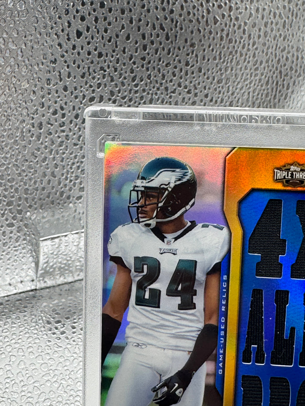 2011 Topps Triple Threads Nnamdi Asomugha #TTR-68 17/36 Game-Used Jersey Relic