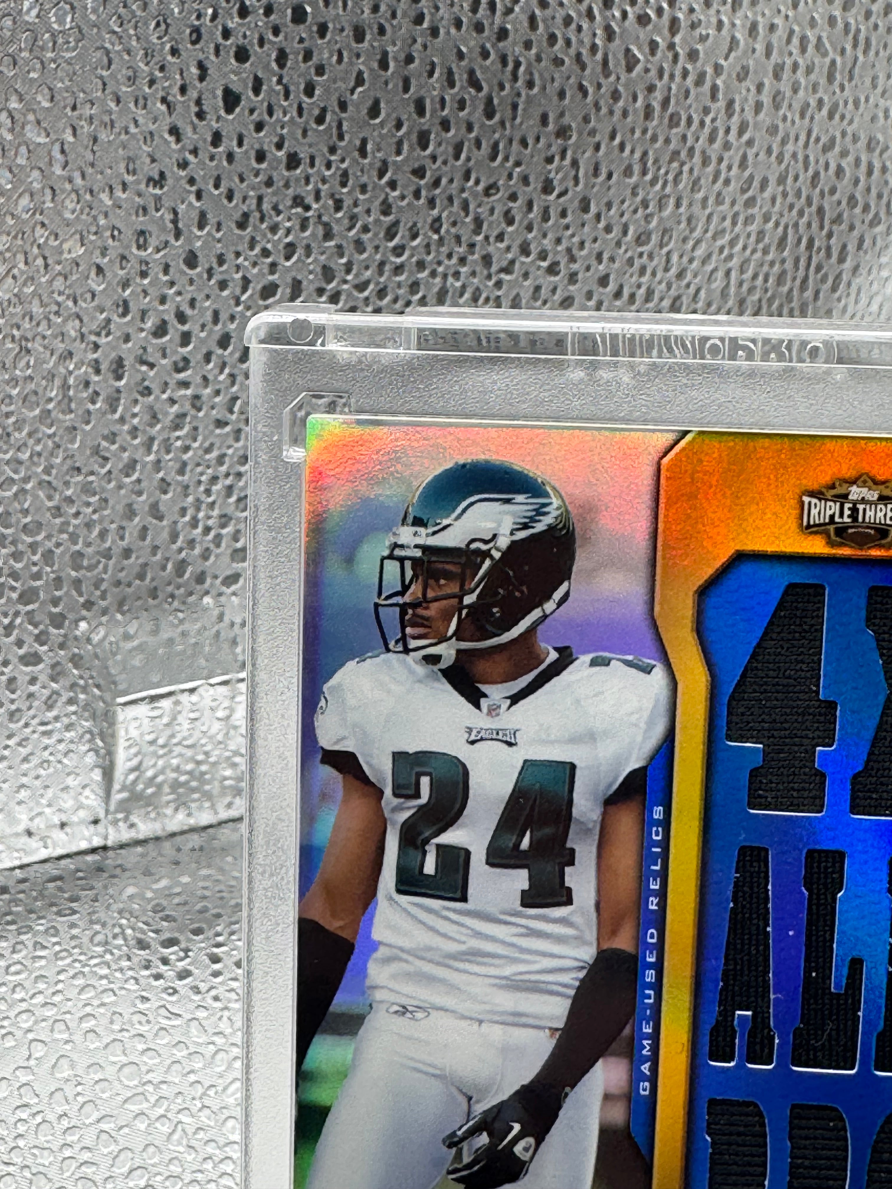 2011 Topps Triple Threads Nnamdi Asomugha #TTR-68 17/36 Game-Used Jersey Relic