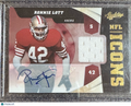 2011 Panini Absolute Memorabilia NFL Icons Ronnie Lott #7 18/25 Patch