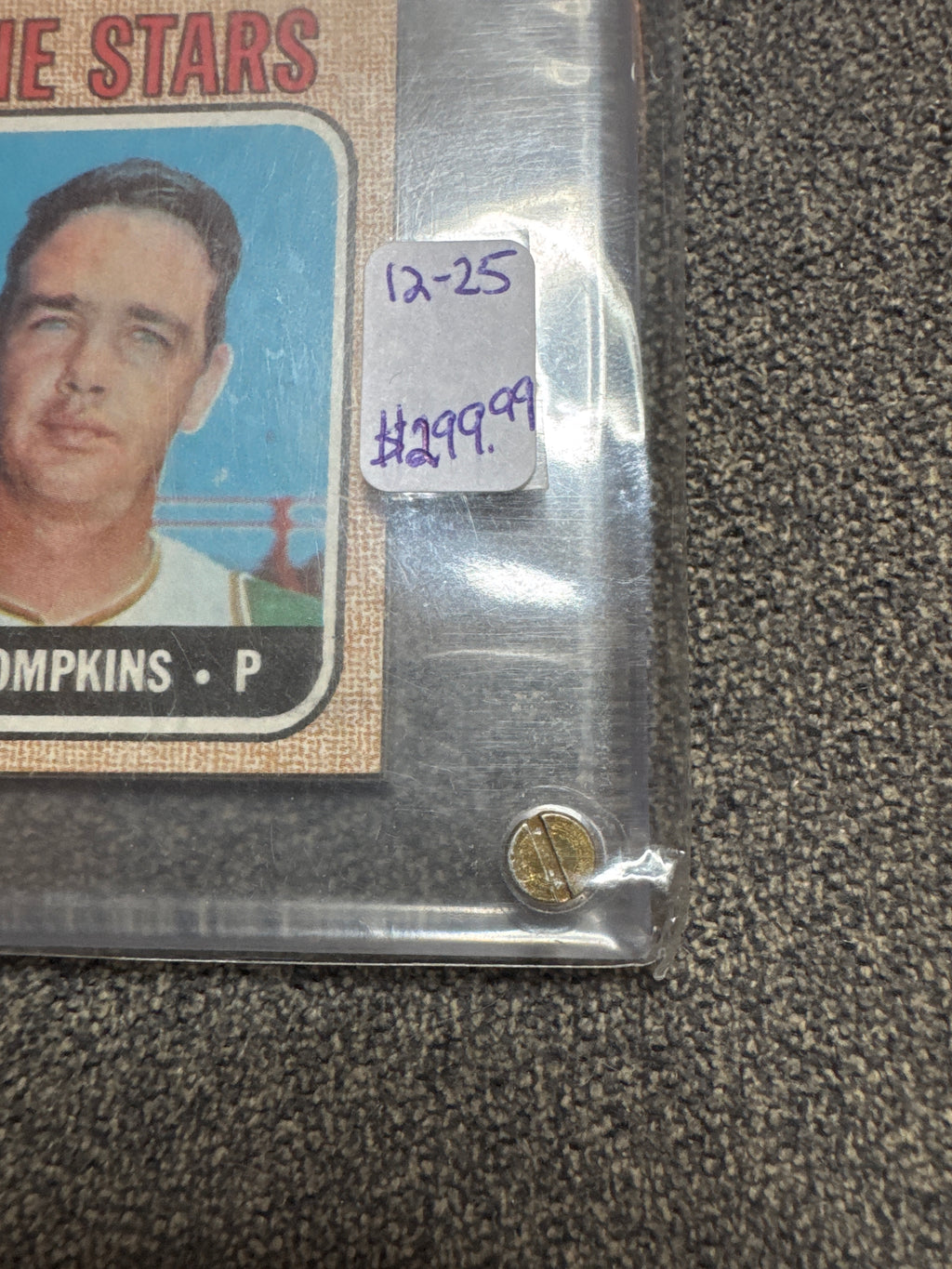 1968 Topps Ron Tompkins Johnny Bench #247