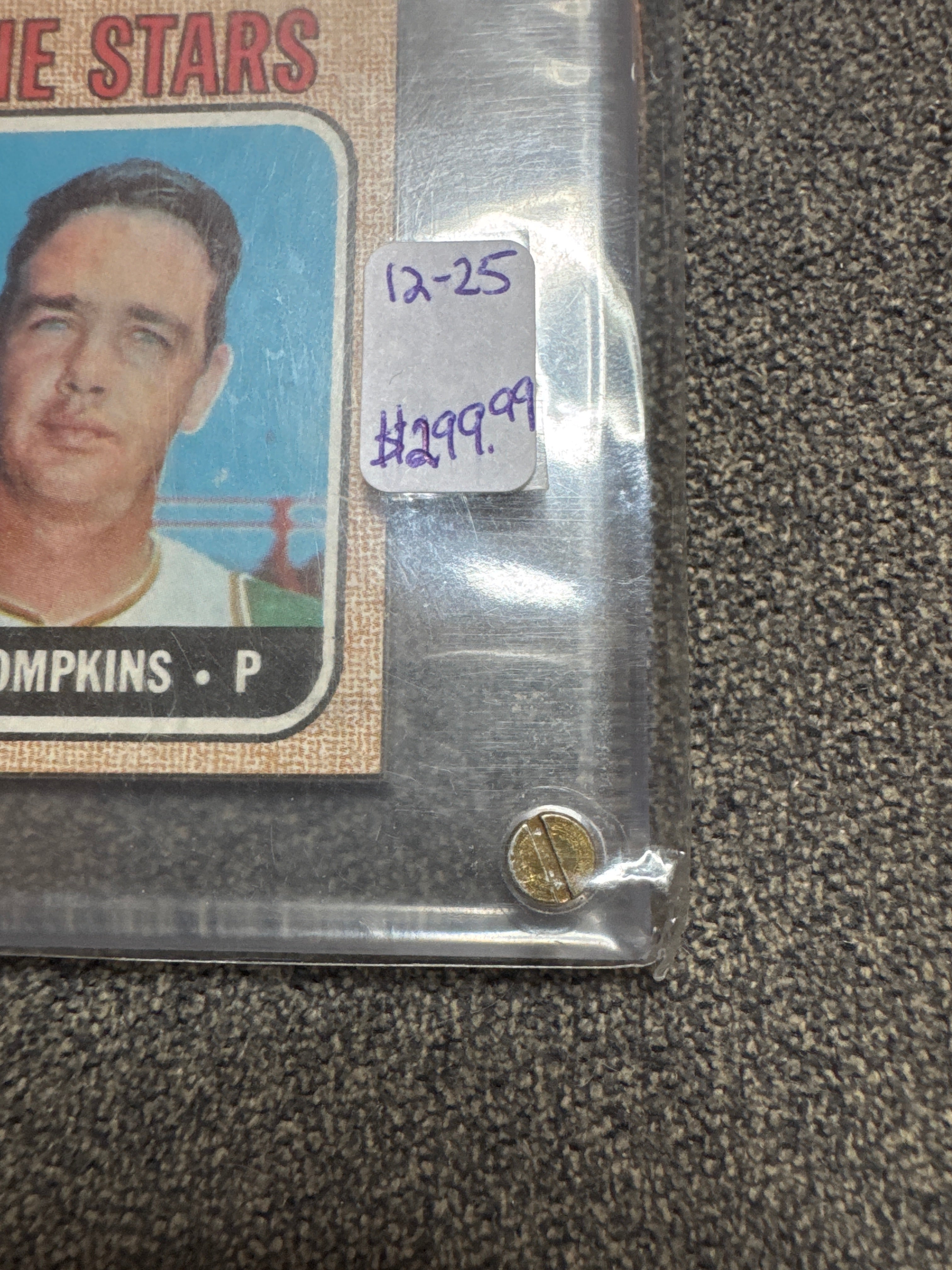 1968 Topps Ron Tompkins Johnny Bench #247