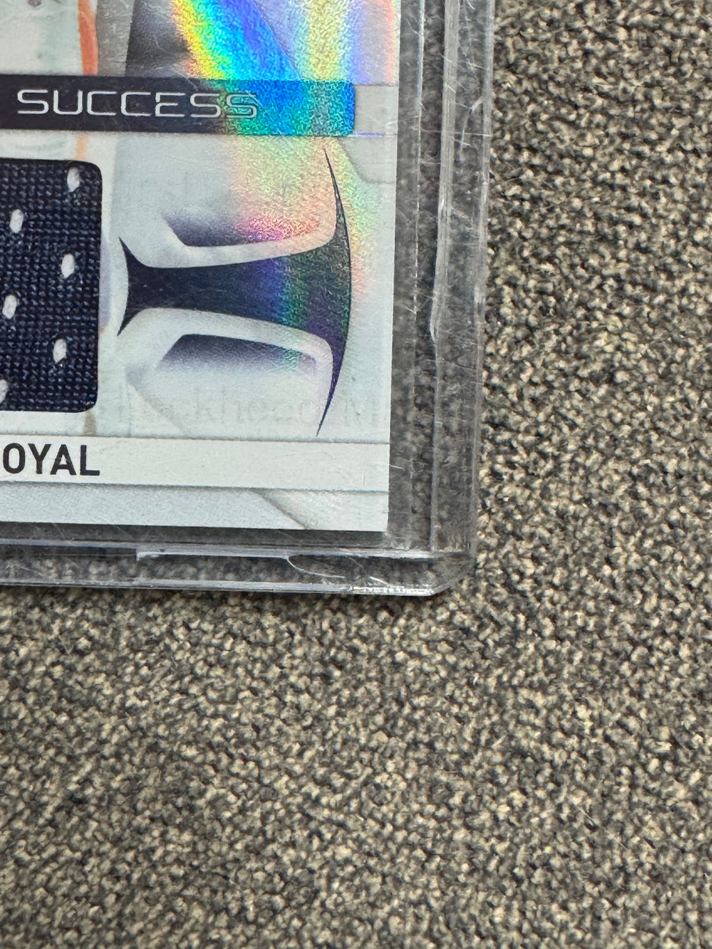 2008 Eddie Royal #DS-31 Event-Worn Memorabilia Jersey Patch