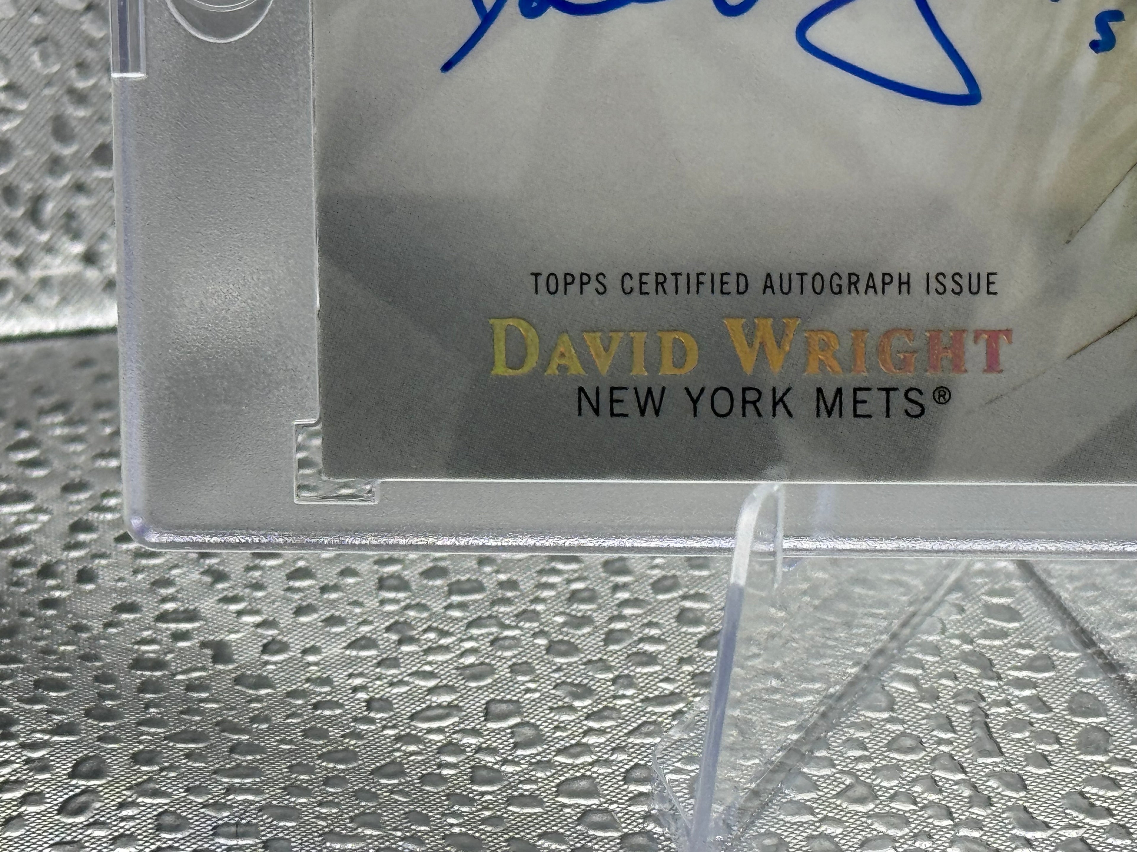 2022 Topps Stadium Club Lone Star Signatures David Wright 1/1