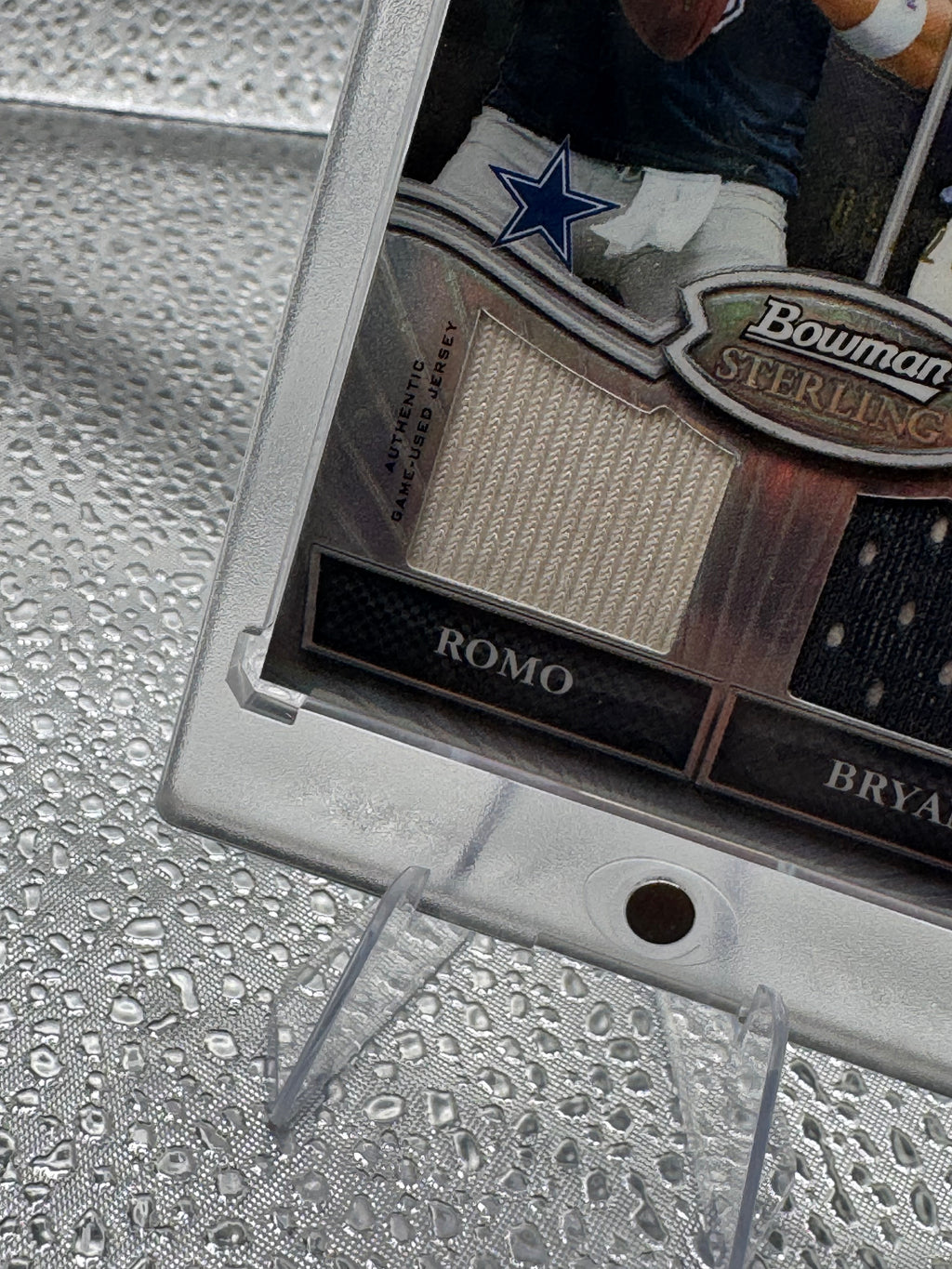 2010 Bowman Sterling Tony Romo Dez Bryant #BSDR-RB Refractor 5/25 Dual Relic