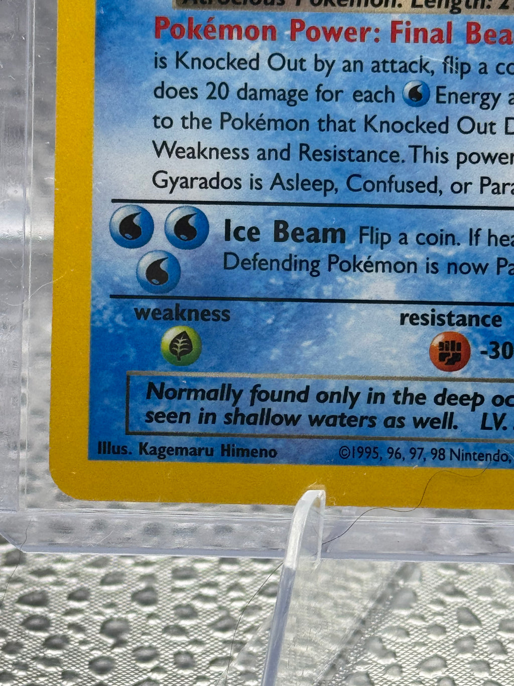 2000 Pokemon Dark Gyarados #8/82 25th celebration