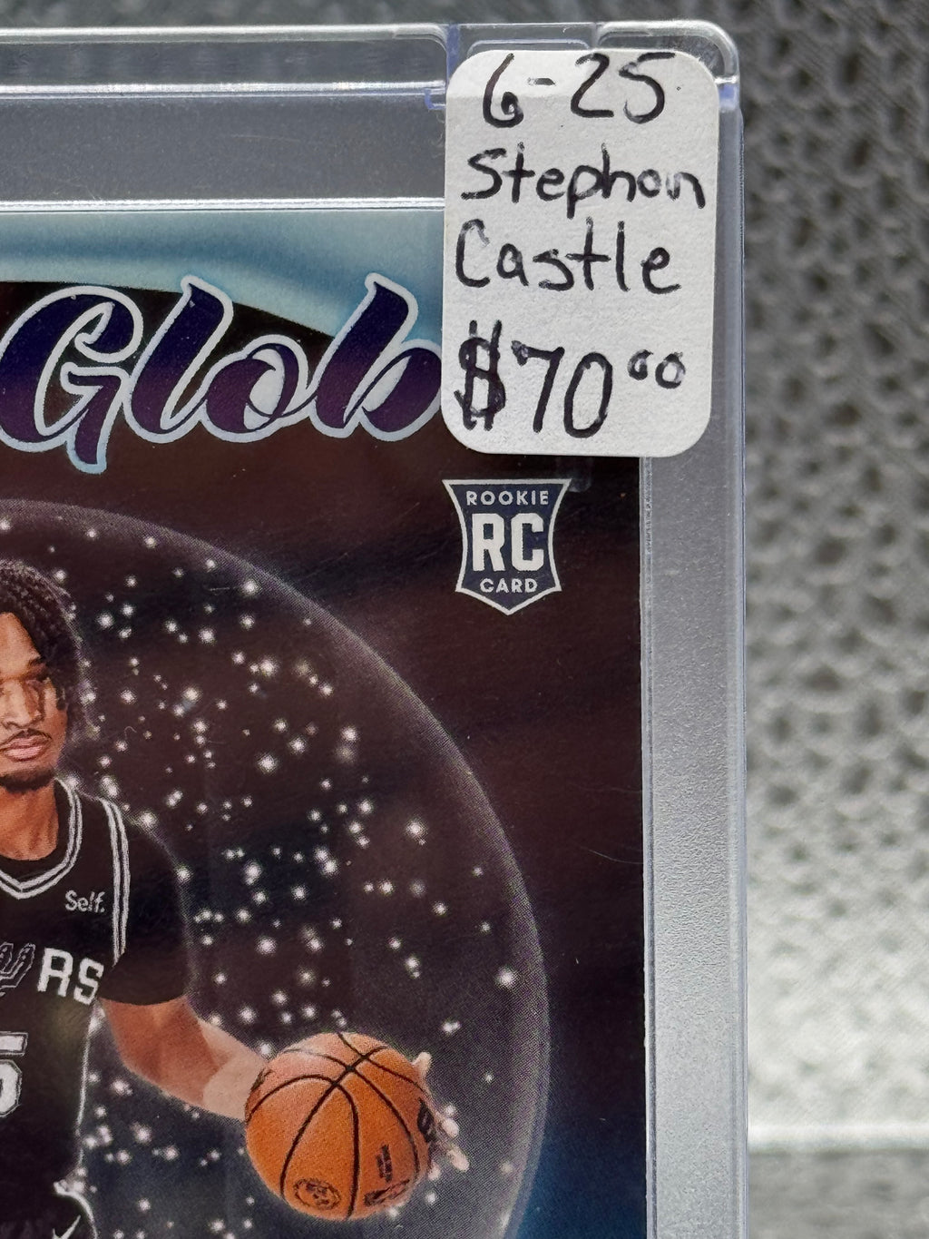 2024-25 Panini Donruss Snow Globe Stephon Castle #24 RC 49/75