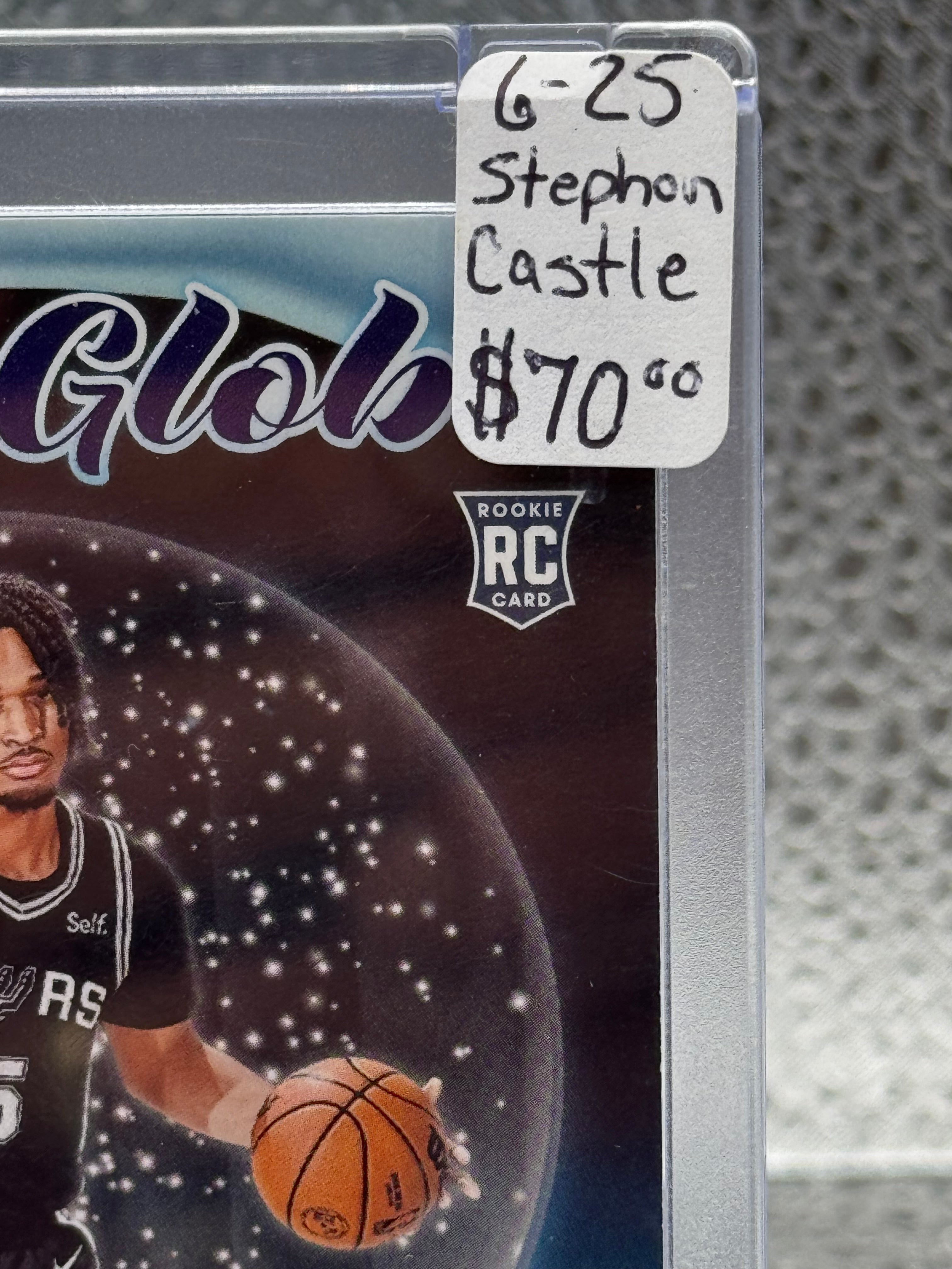 2024-25 Panini Donruss Snow Globe Stephon Castle #24 RC 49/75