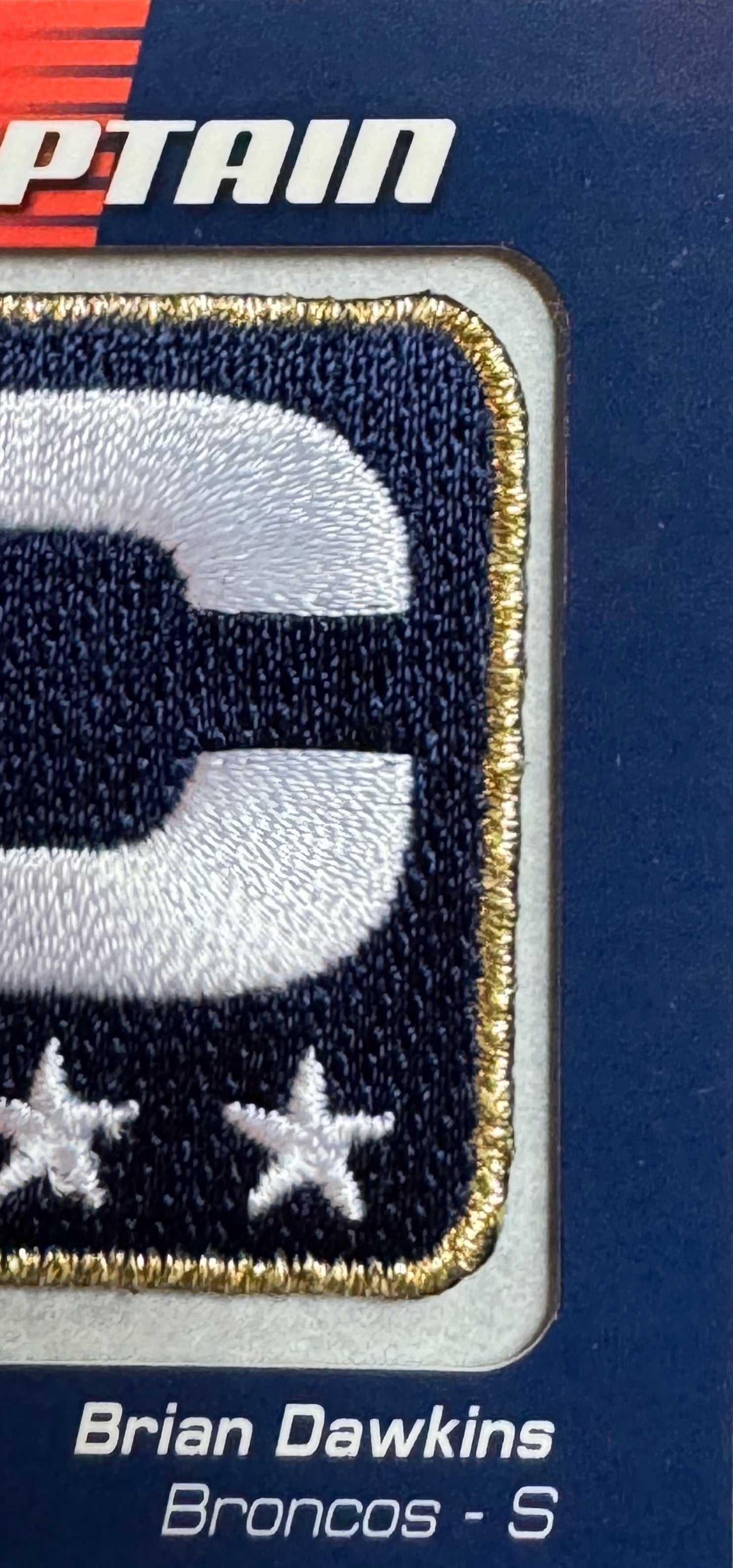 2012 Topps Football Brian Dawkins #NCP-BD Commemorative Patch