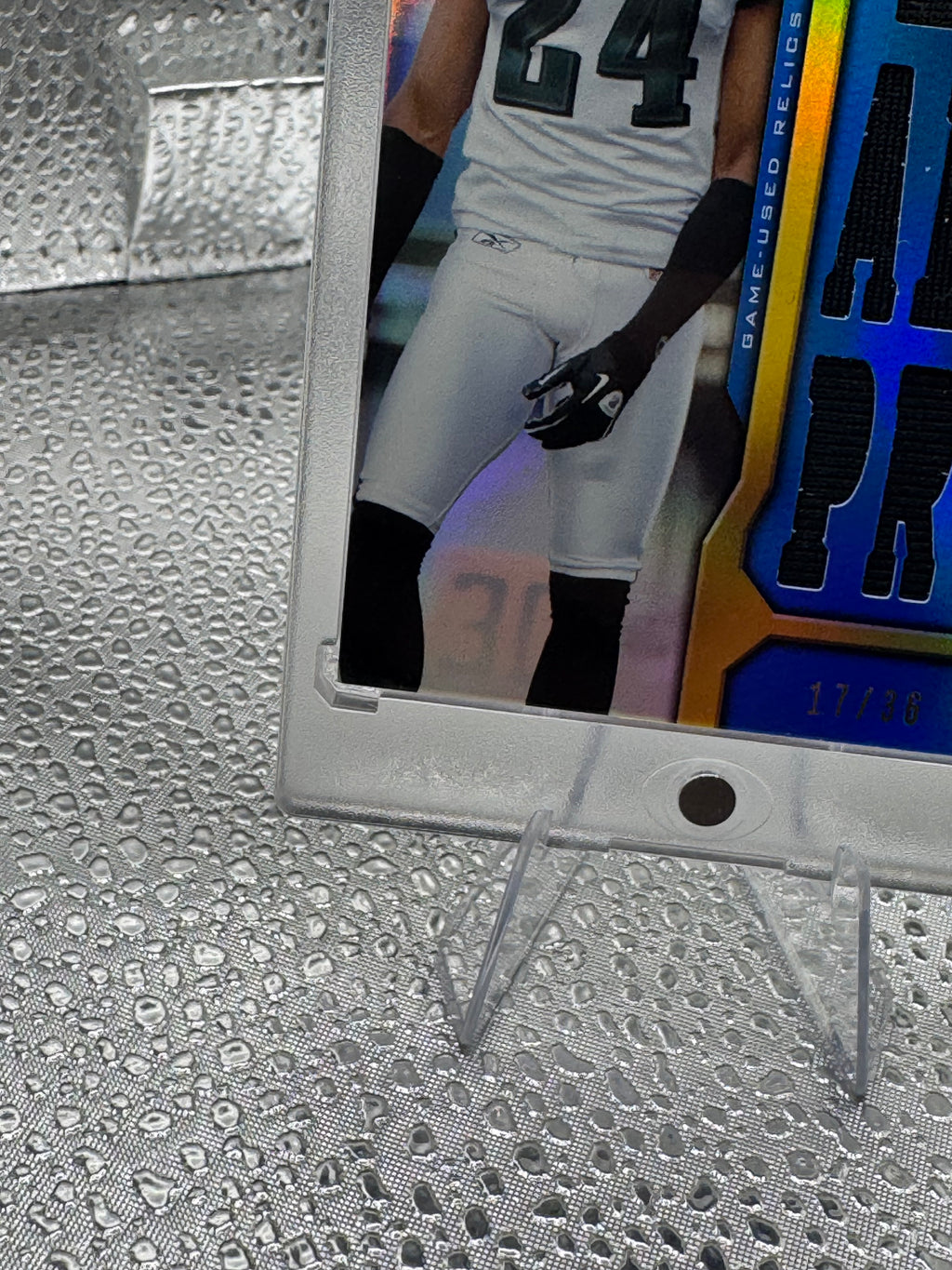 2011 Topps Triple Threads Nnamdi Asomugha #TTR-68 17/36 Game-Used Jersey Relic