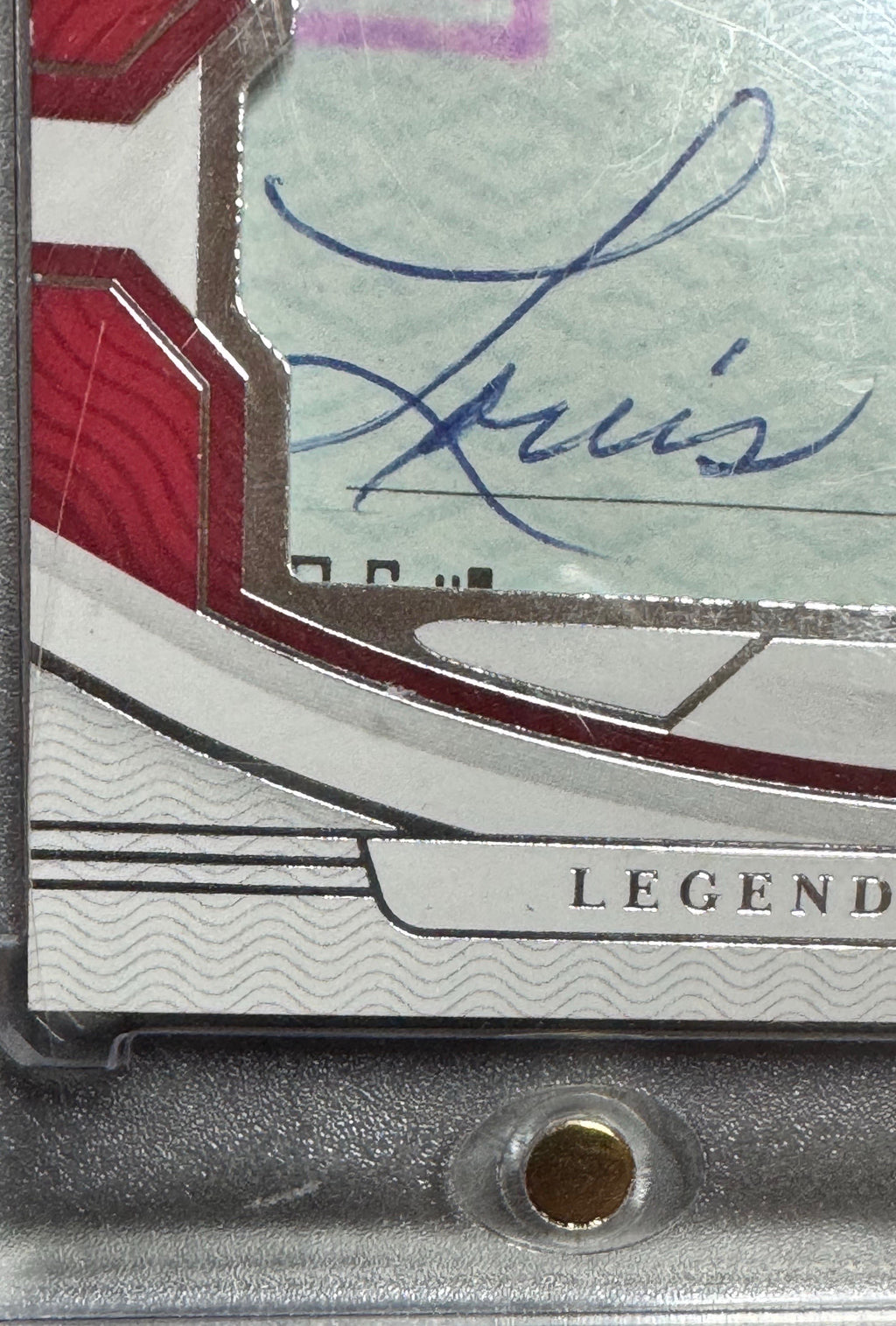 2022 Panini National Treasures Legendary Signatures Lou Brock 1/25
