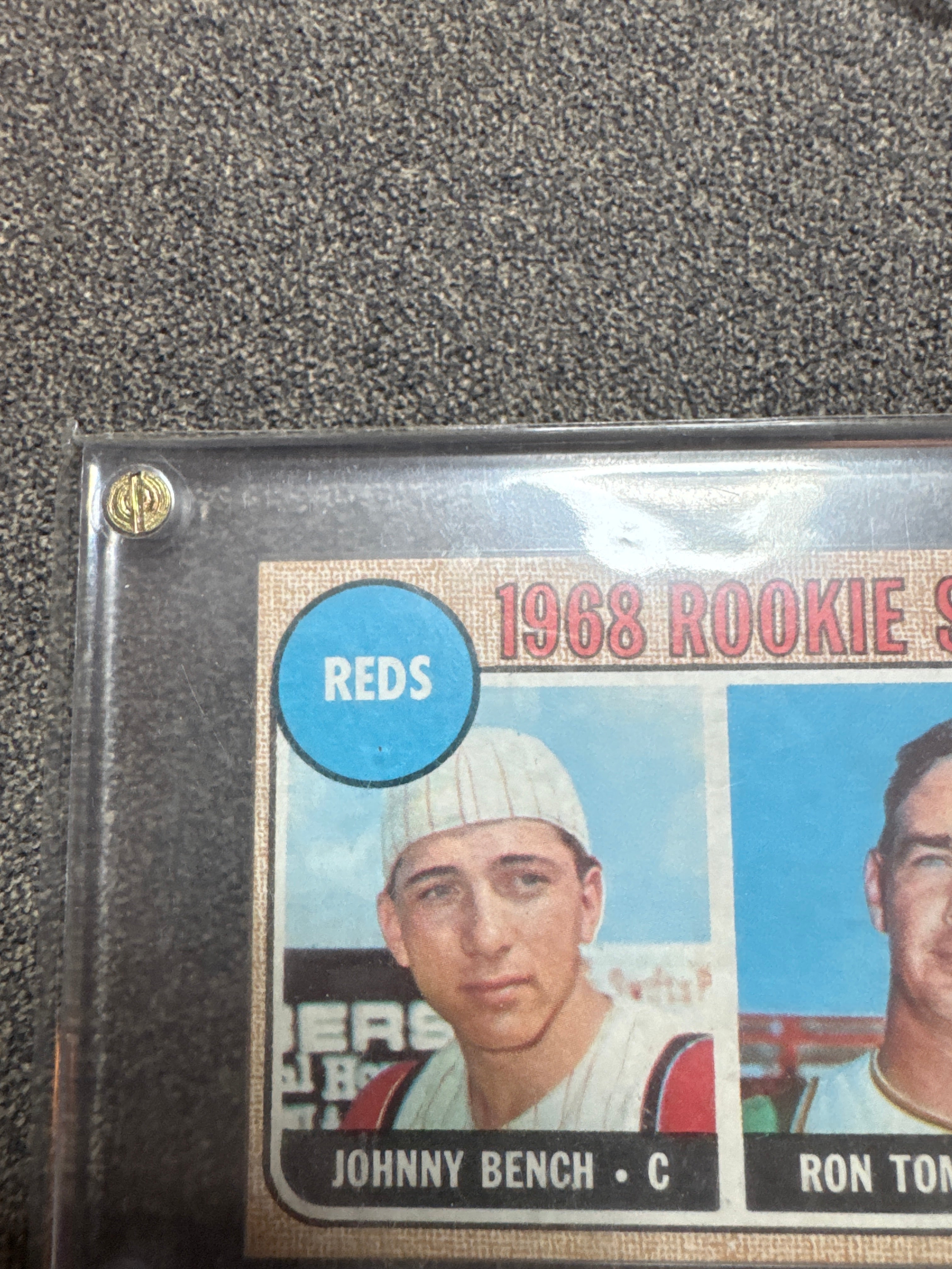 1968 Topps Ron Tompkins Johnny Bench #247