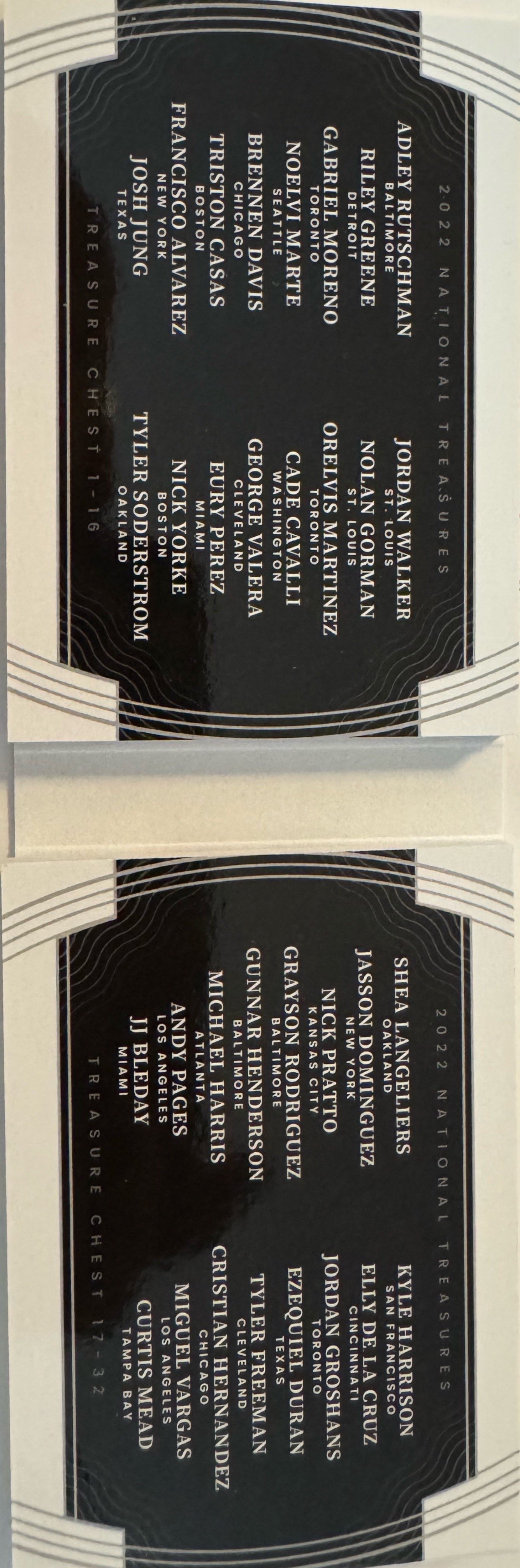 2022  National Treasures 32 Treasure Chest #TS32-PRS 10/25