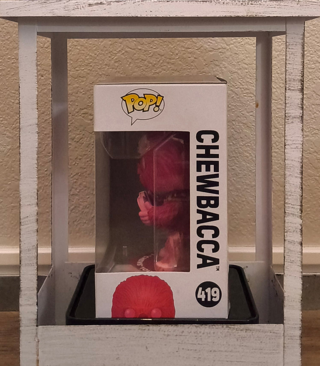 Funko Pop Star Wars Chewbacca Valentine's Day Cupid Heart New Vinyl Figure #419