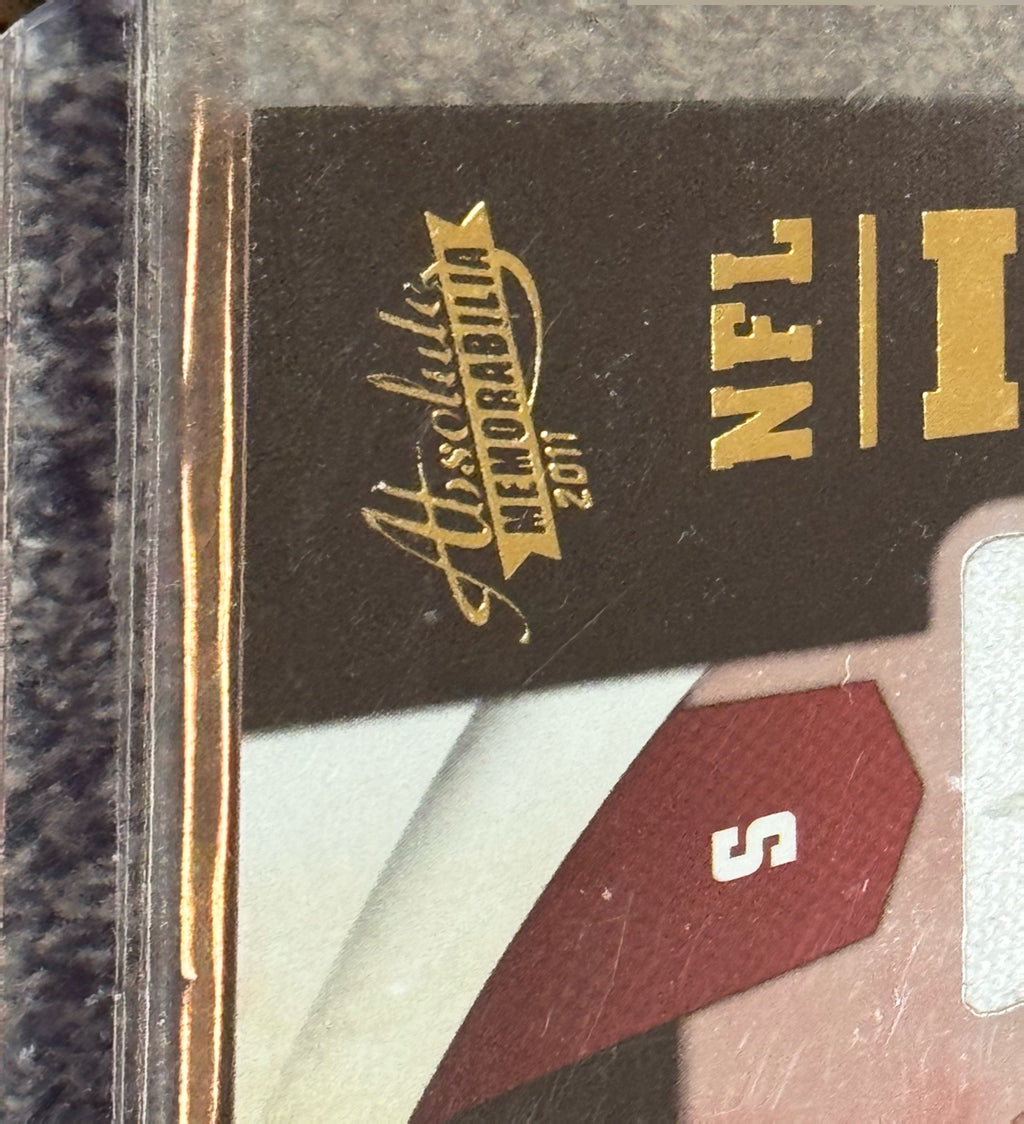 2011 Panini Absolute Memorabilia NFL Icons Ronnie Lott #7 18/25 Patch