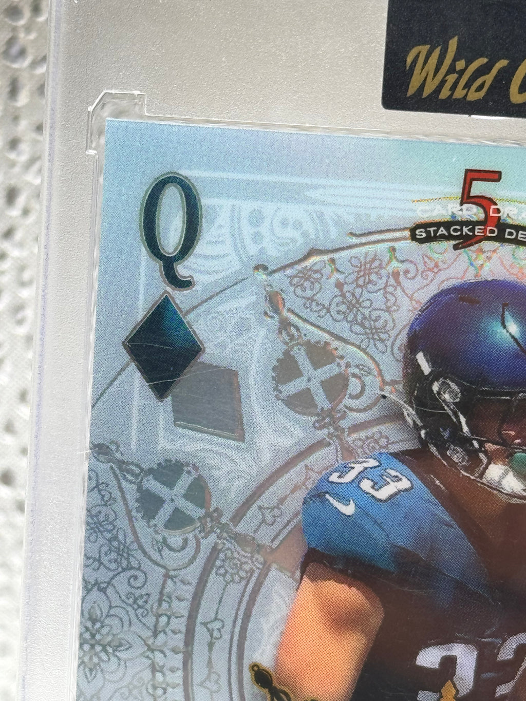 2024 Wild Card 5 Card Draw Stacked Deck Cooper DeJean Queen of Diamonds 1/1