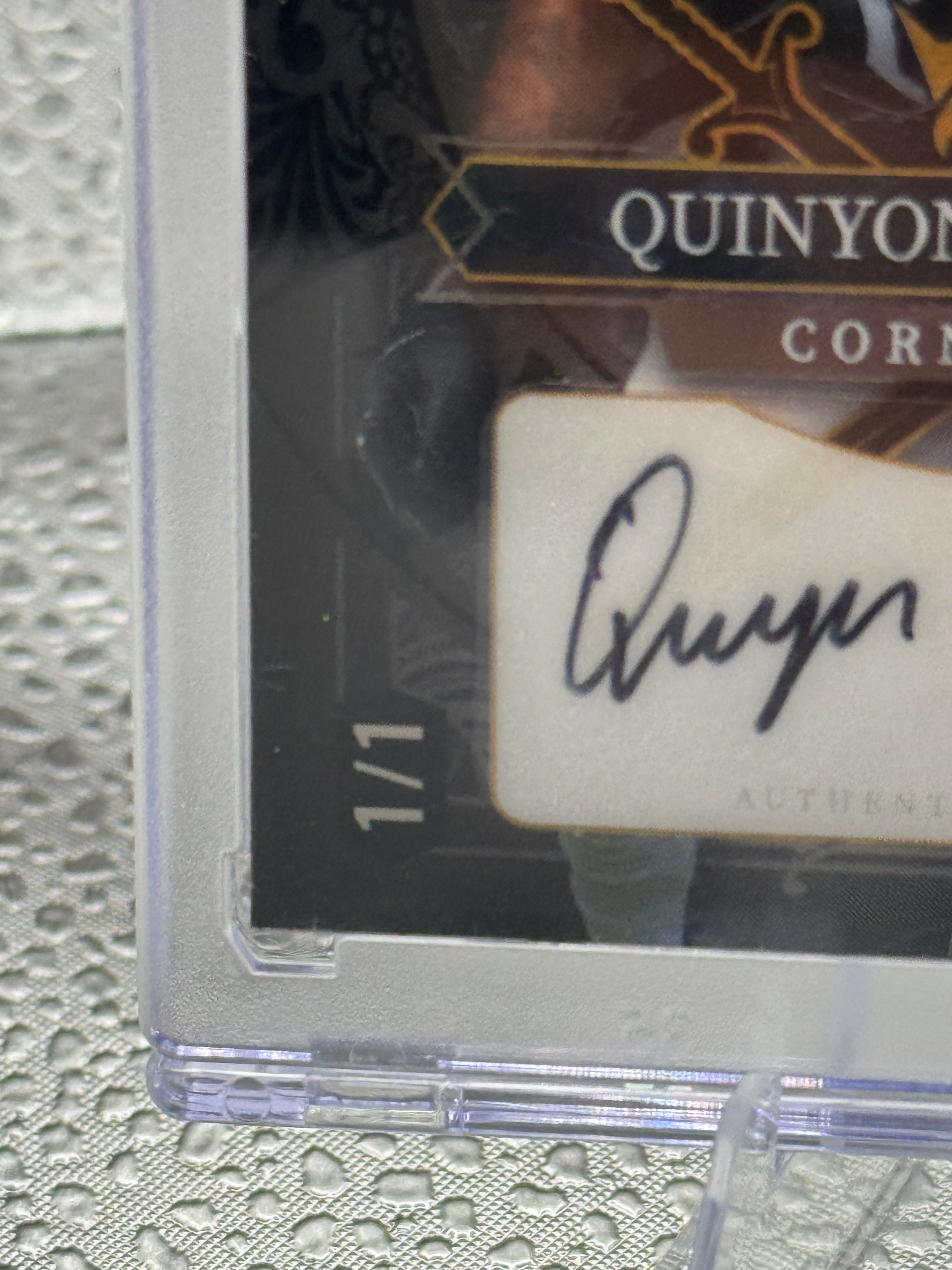 2024 Wild Card 5 Card Draw Quinyon Mitchell 1/1