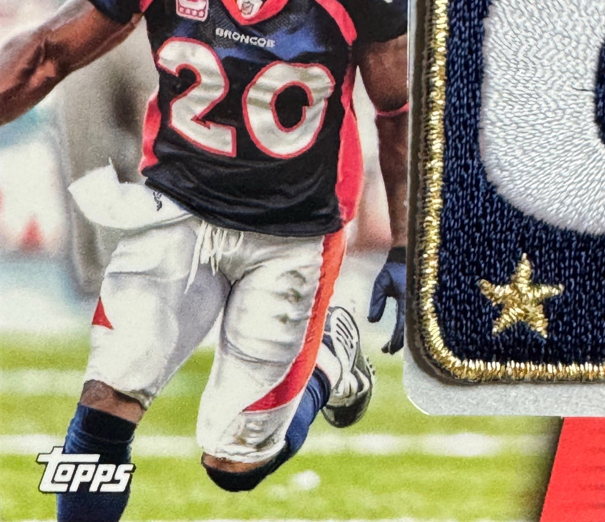 2012 Topps Football Brian Dawkins #NCP-BD Commemorative Patch