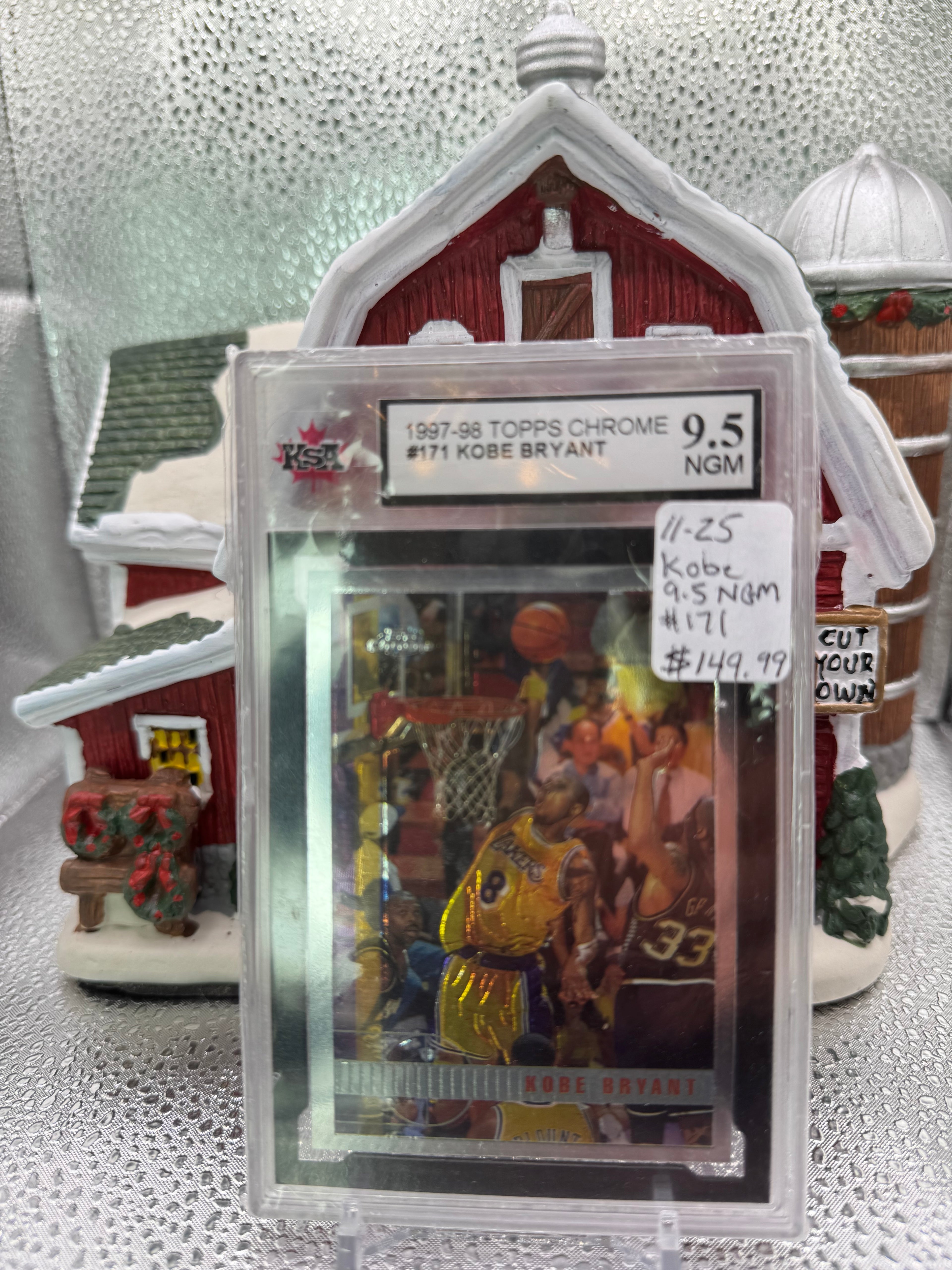 1997-98 Topps Chrome Kobe Bryant #171 KSA 9.5