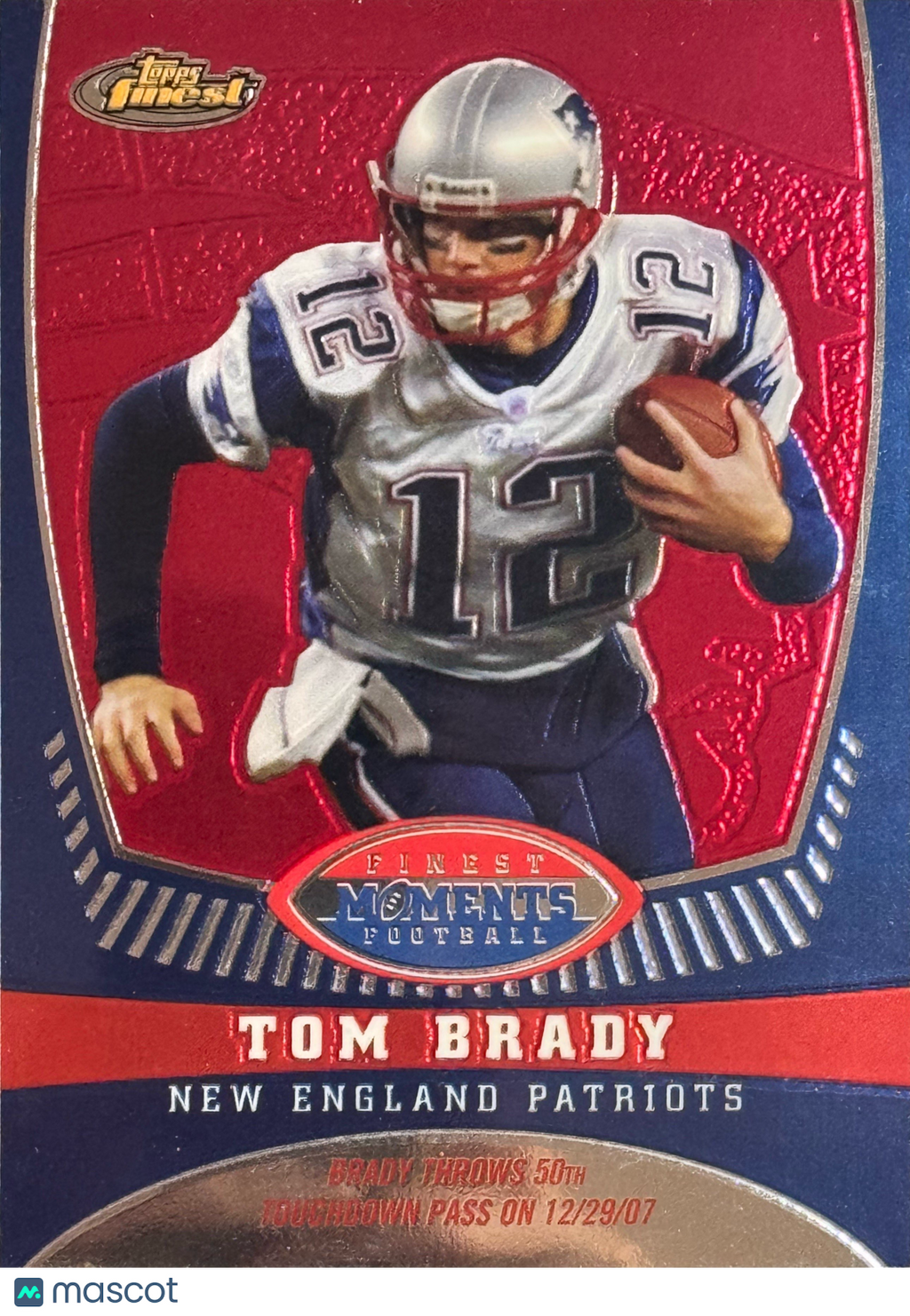 2008 Topps Finest Moments Tom Brady #TB5 089/629