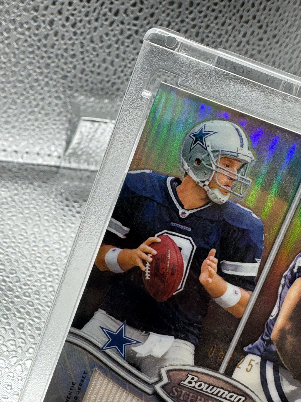 2010 Bowman Sterling Tony Romo Dez Bryant #BSDR-RB Refractor 5/25 Dual Relic