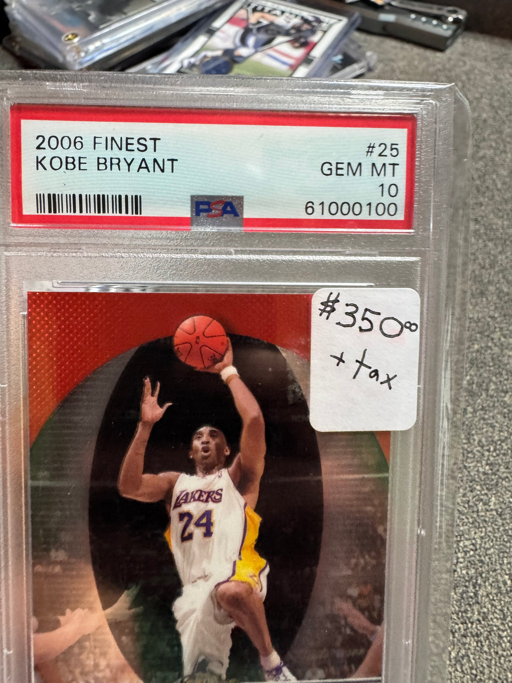 2006 Finest Kobe Bryant #25 PSA 10