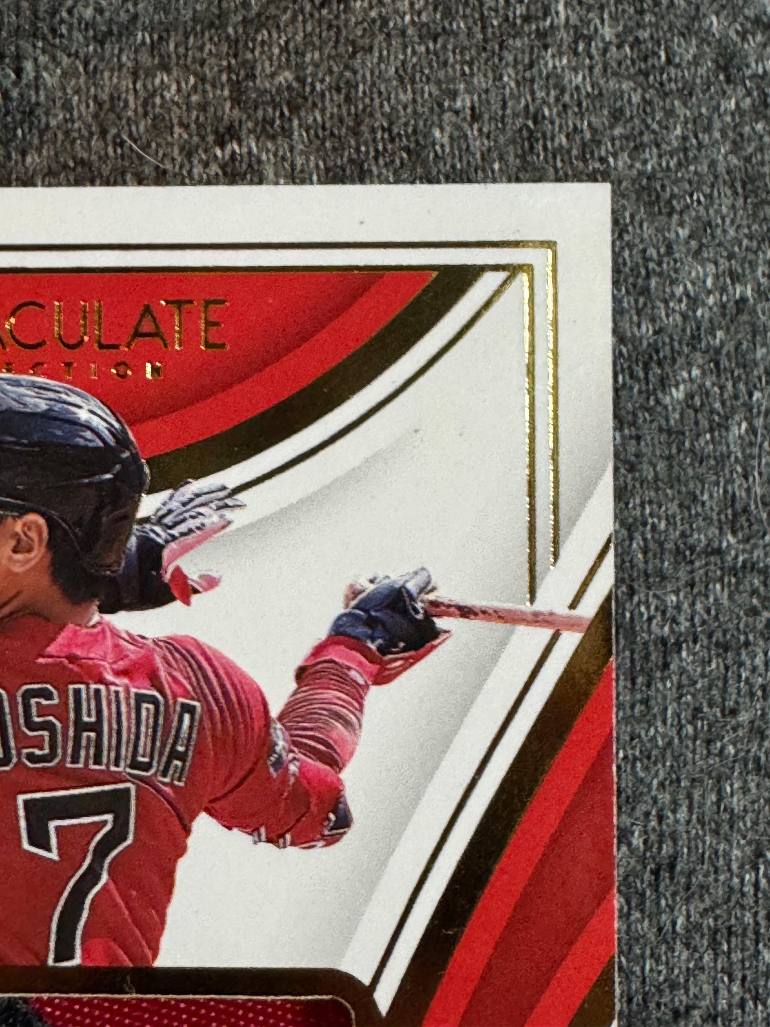 2023 Panini Immaculate Collection Masataka Yoshida #MM-MY Relic Patch 23/25