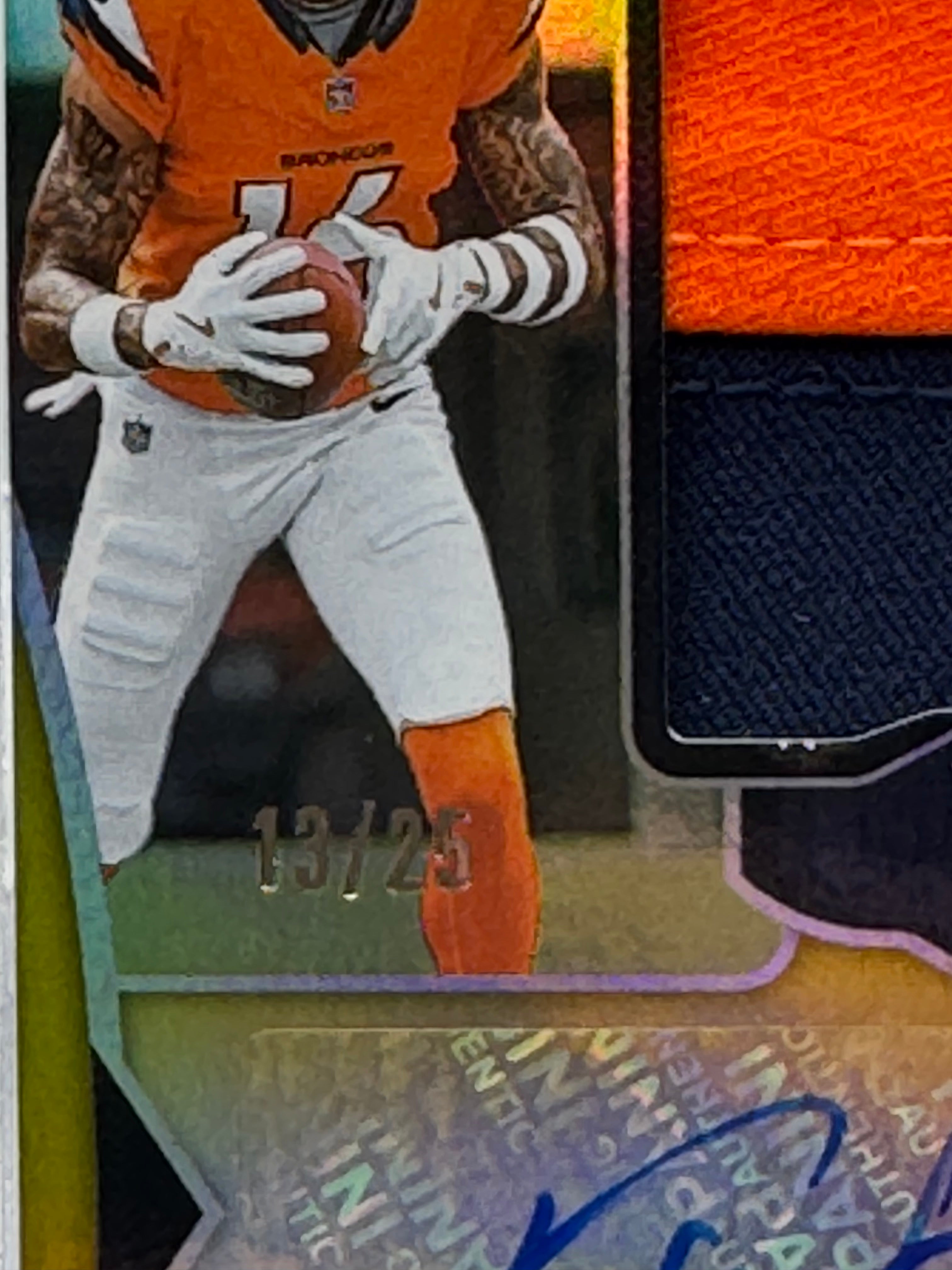 2024 Panini Certified Freshman Fabric Troy Franklin #FMS-TFN Patch RC 13/25