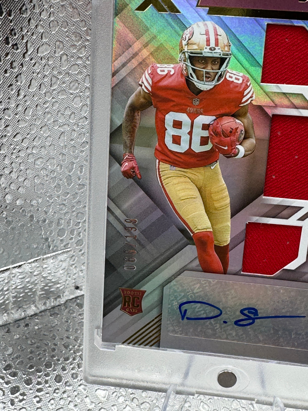 2022 Panini XR Danny Gray #233 Patch 068/199 RC