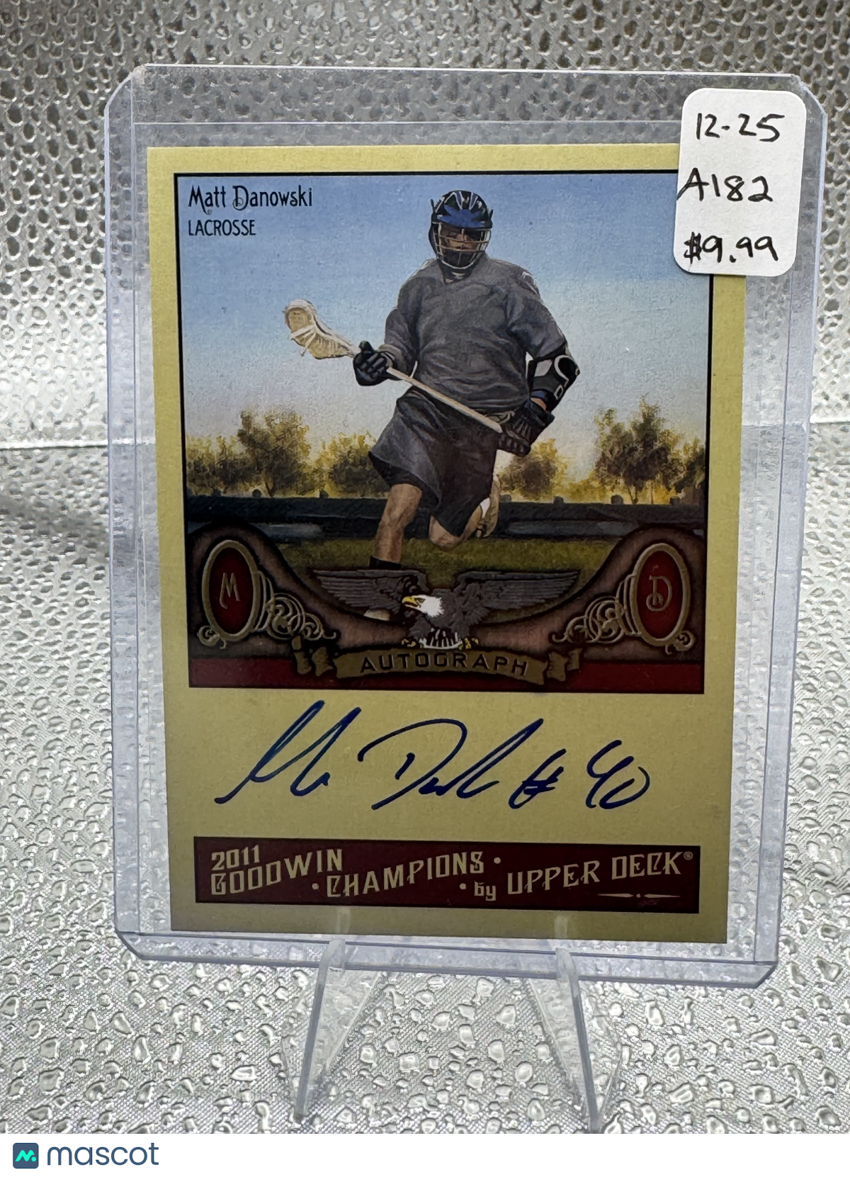 2011 Upper Deck Goodwin Champions Matt Danowski #A-MD