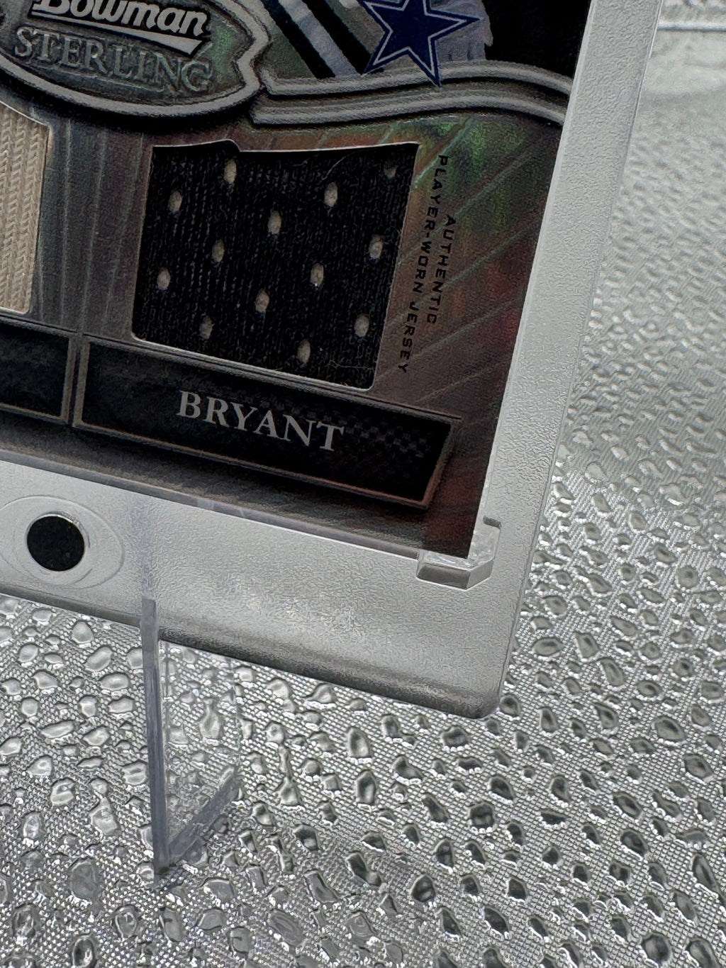 2010 Bowman Sterling Tony Romo Dez Bryant #BSDR-RB Refractor 5/25 Dual Relic