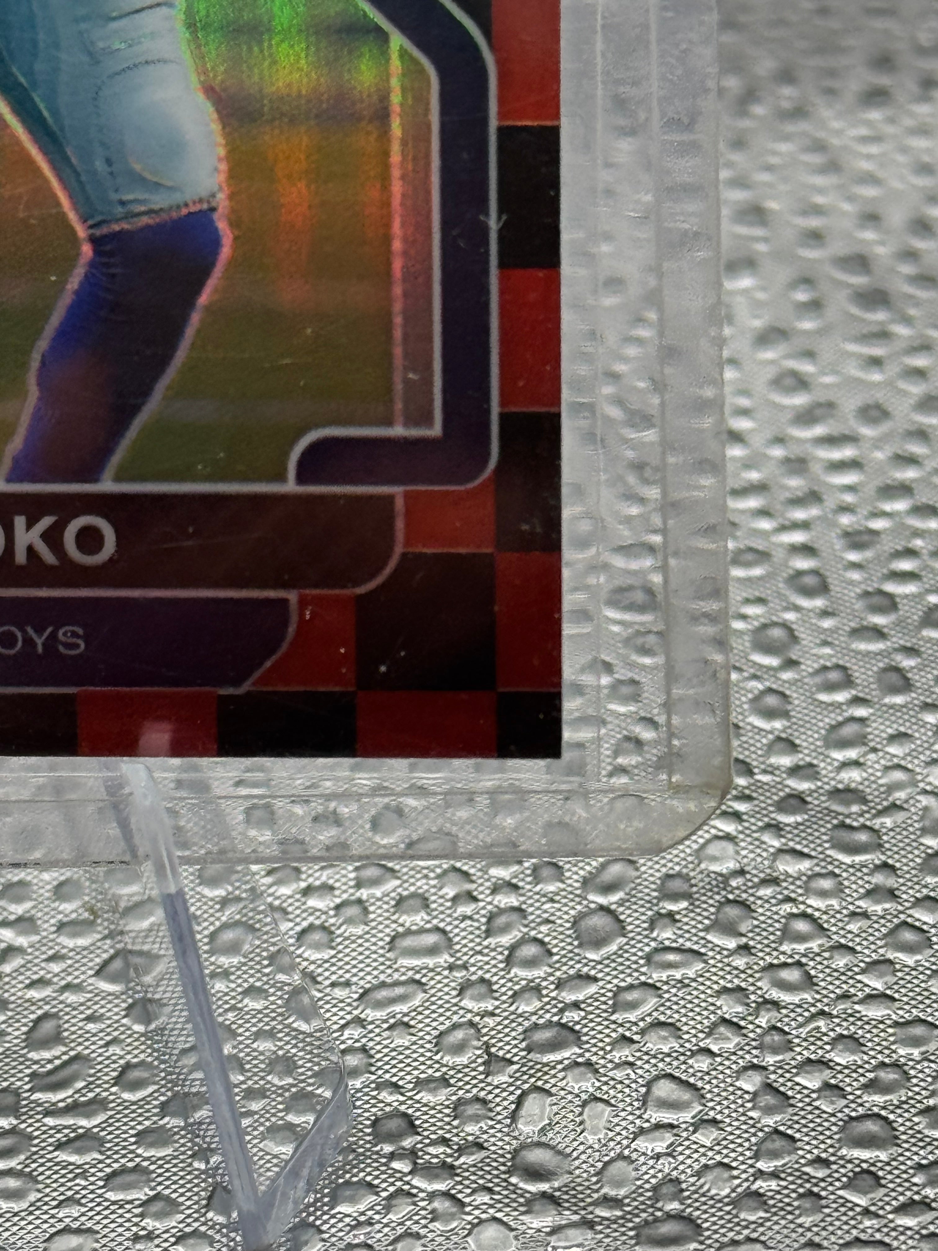 2021 Panini Prizm Football Simi Fehoko #371 Red Checkerboard RC