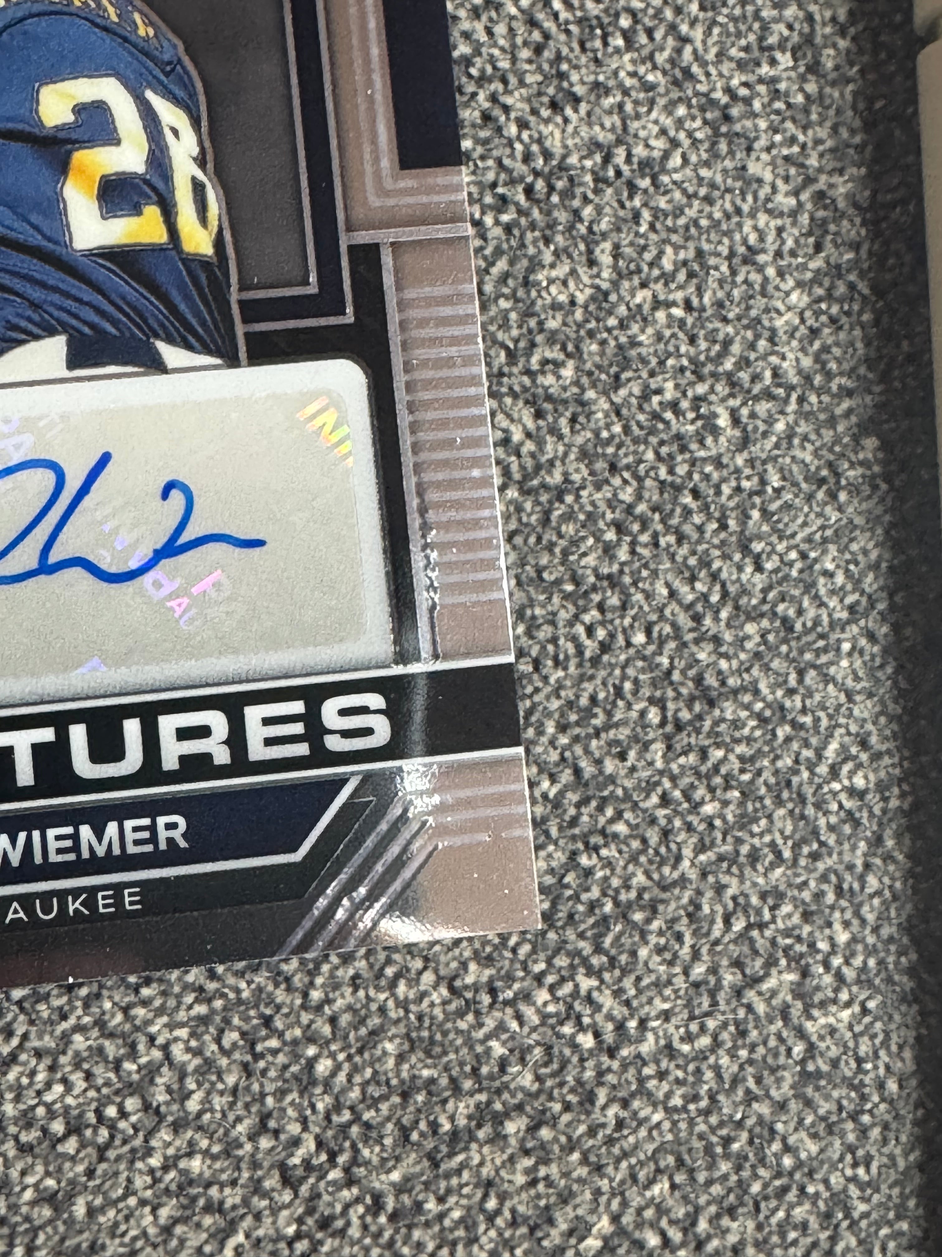 2023 Panini Prizm Signatures Joey Wiemer #SIG-JW