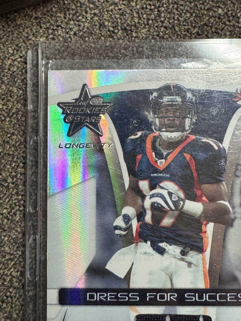 2008 Eddie Royal #DS-31 Event-Worn Memorabilia Jersey Patch