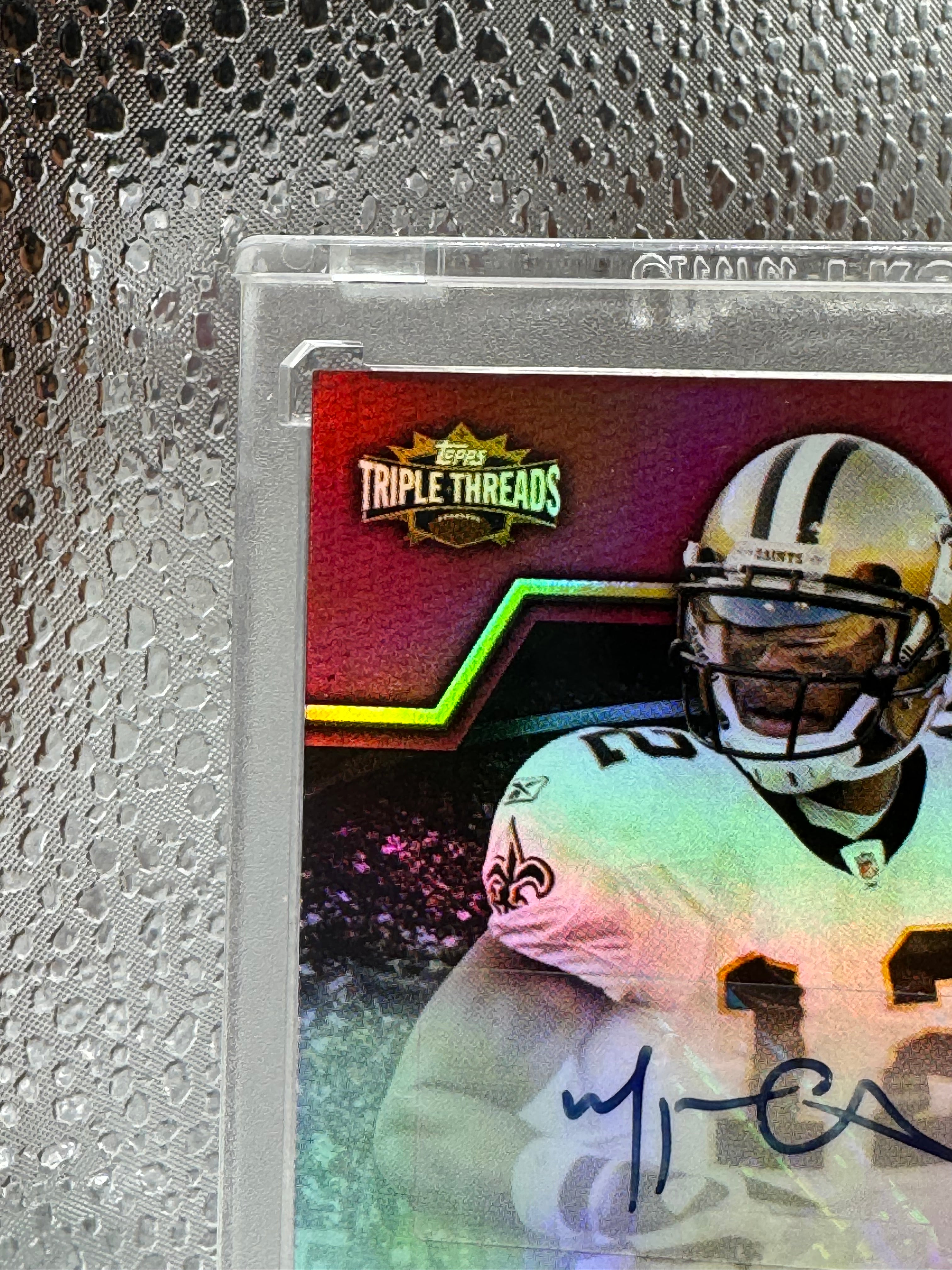 2011 Topps Triple Threads Unity Marques Colston #TTUAR-25 08/10 Game-Used Jersey