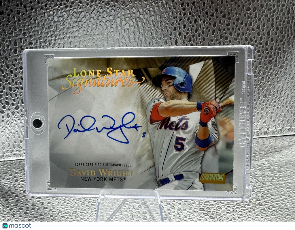 2022 Topps Stadium Club Lone Star Signatures David Wright 1/1