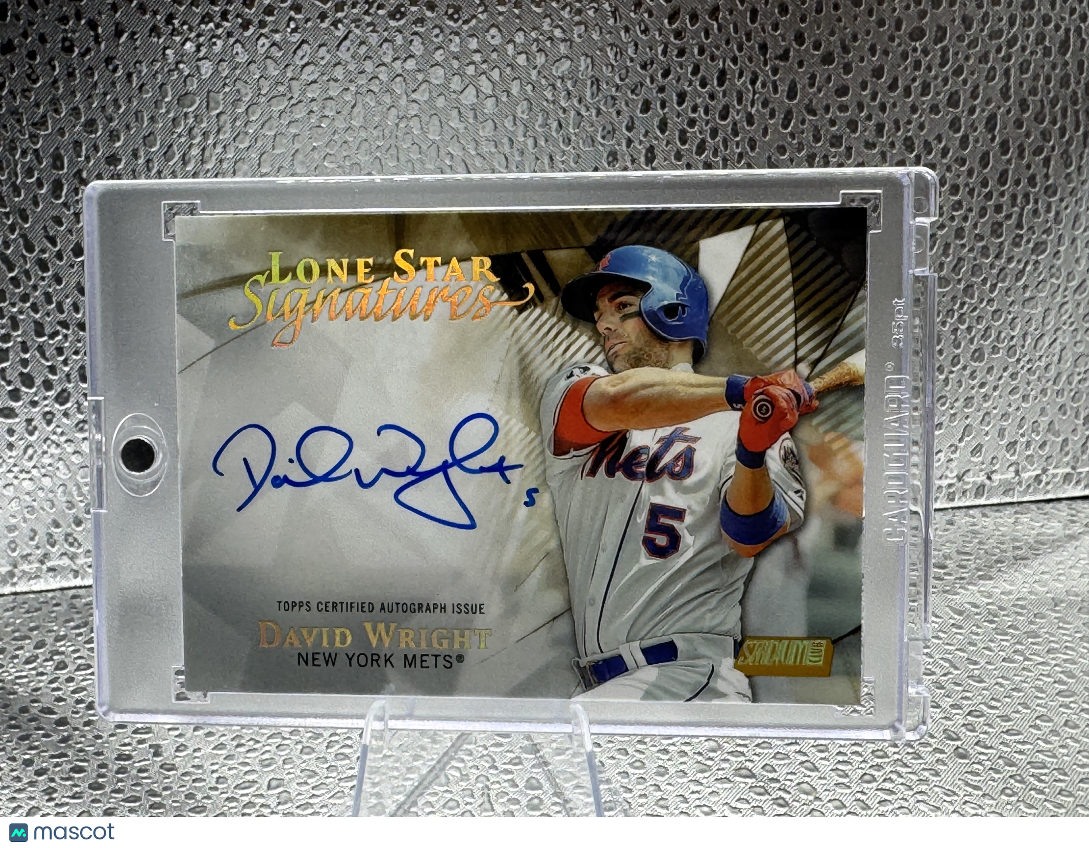 2022 Topps Stadium Club Lone Star Signatures David Wright 1/1