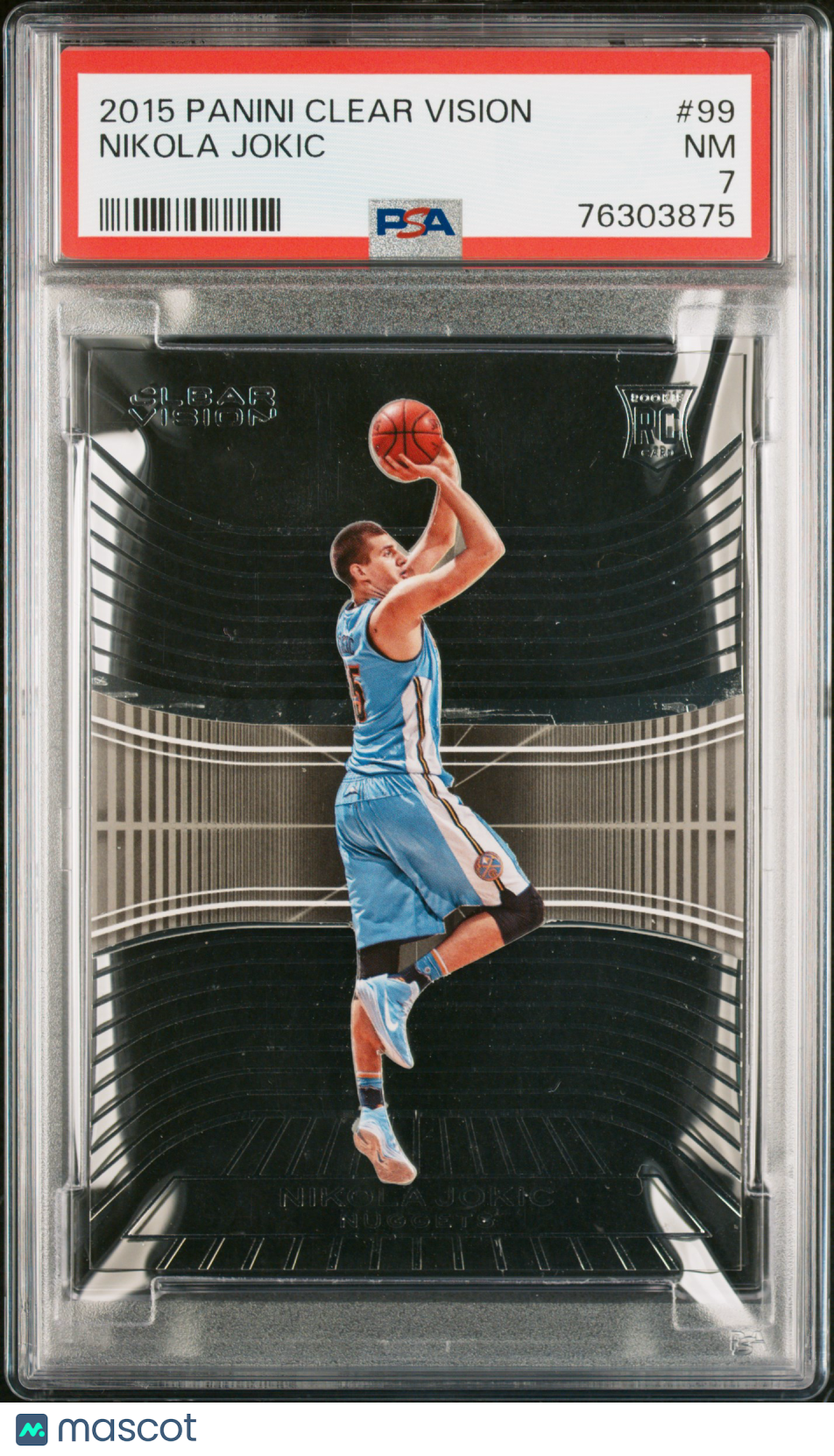 2015 Panini Clear Vision Nikola Jokic #99 PSA
